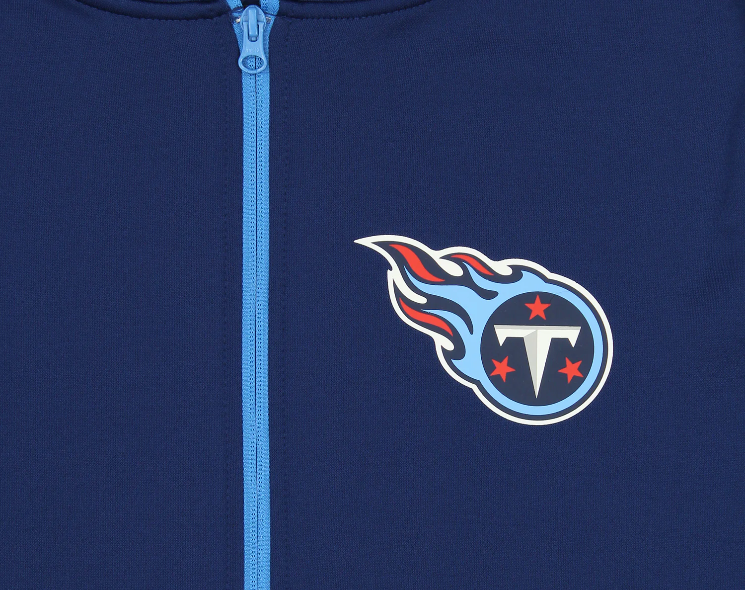 Zubaz NFL Men's Logo 2 Color Zebra Bands and Hood Liner Full Zip Hoodie, TENNESSEE TITANS - Image 4