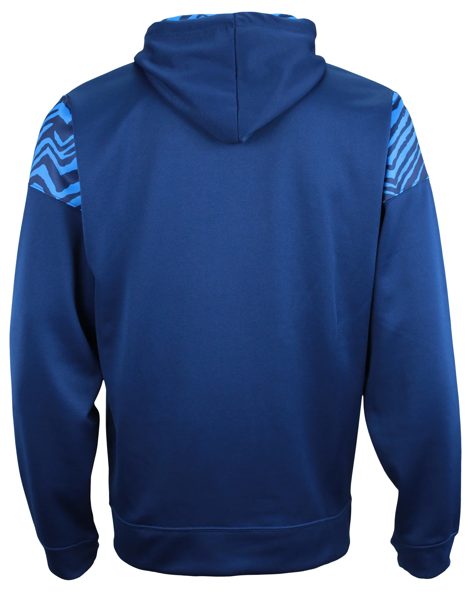 Zubaz NFL Men's Logo 2 Color Zebra Bands and Hood Liner Full Zip Hoodie, TENNESSEE TITANS - Image 5