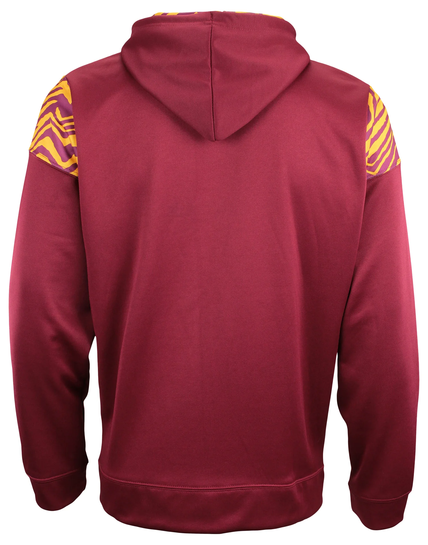 Zubaz NFL Men's Logo 2 Color Zebra Bands and Hood Liner Full Zip Hoodie, WASHINGTON COMMANDERS - Image 11
