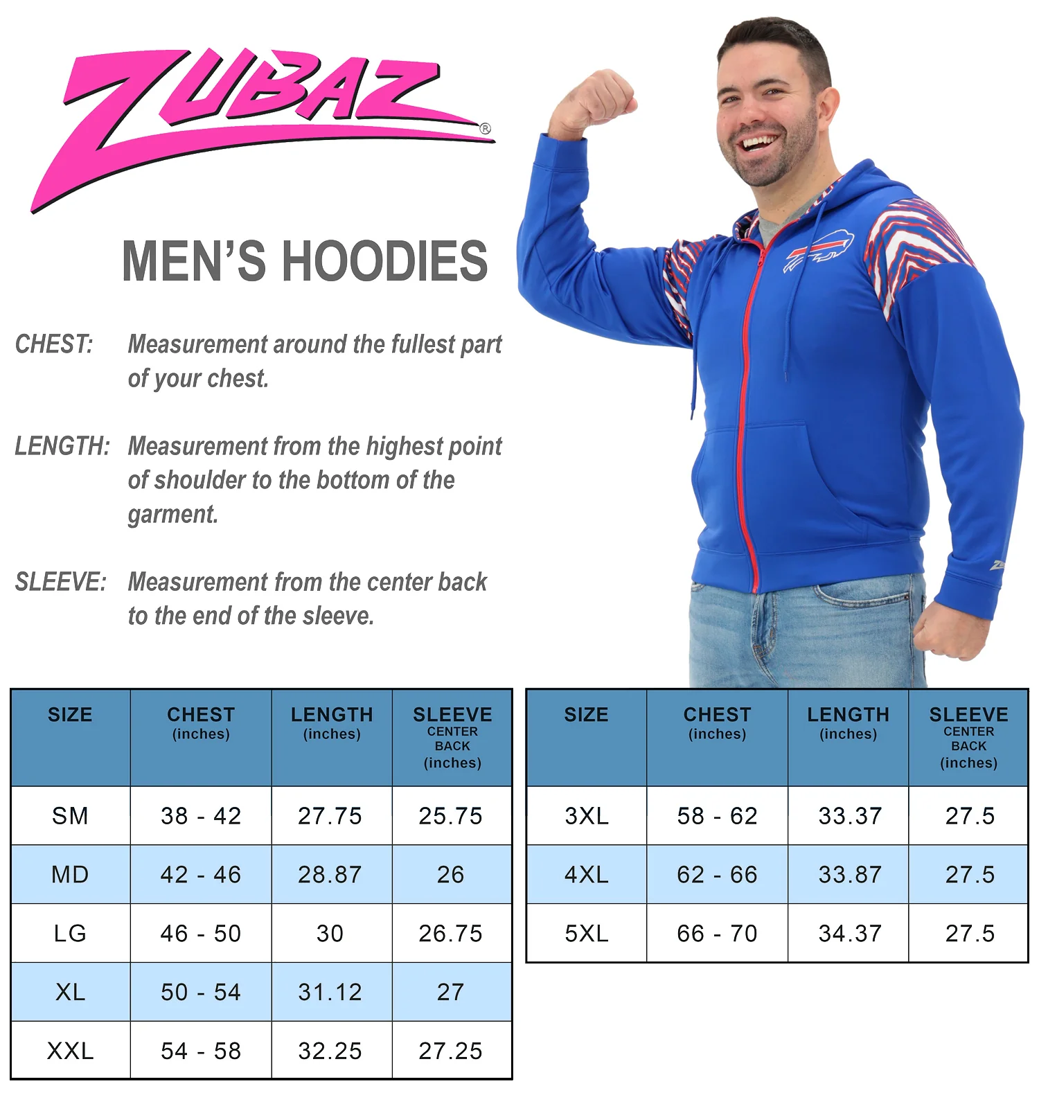 Zubaz NFL Men's Play Action 3 Color Zebra Bands and Hood Line Full Zip Hoodie, MIAMI DOLPHINS - Image 4