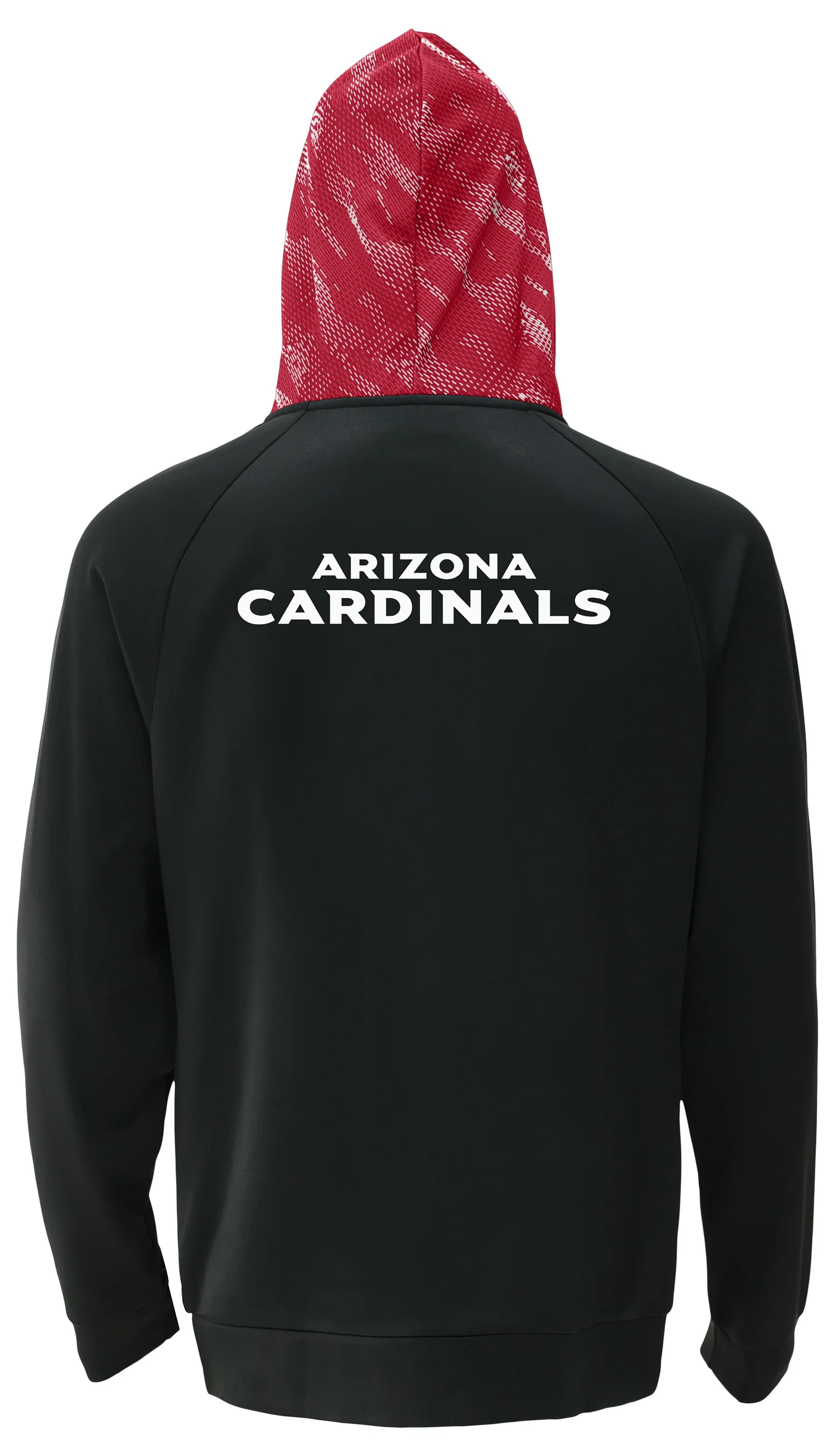 Zubaz NFL Men's Raglan Viper Hood Liner Full Zip Hoodie, ARIZONA CARDINALS - Image 16