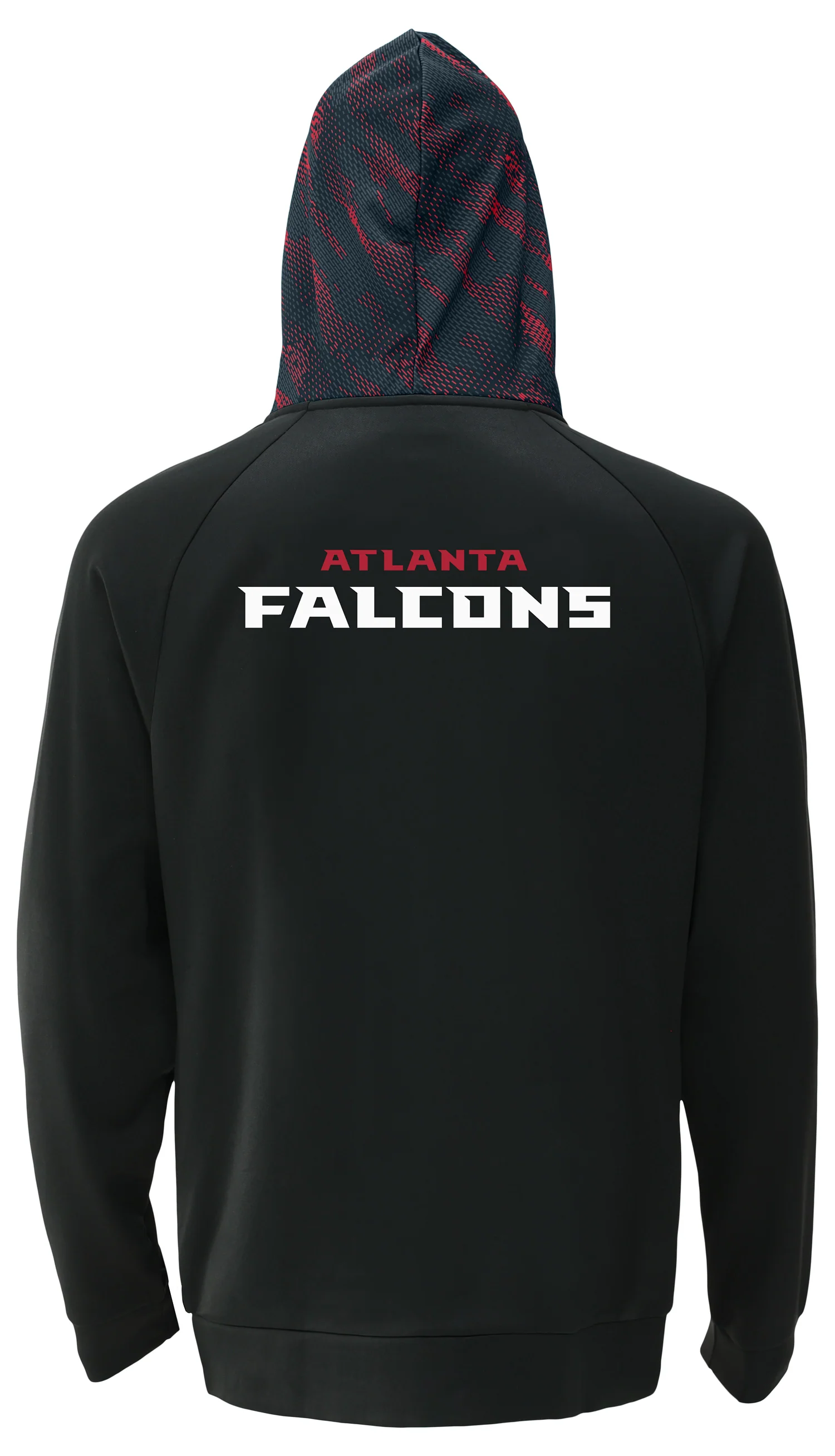 Zubaz NFL Men's Raglan Viper Hood Liner Full Zip Hoodie, ATLANTA FALCONS - Image 18