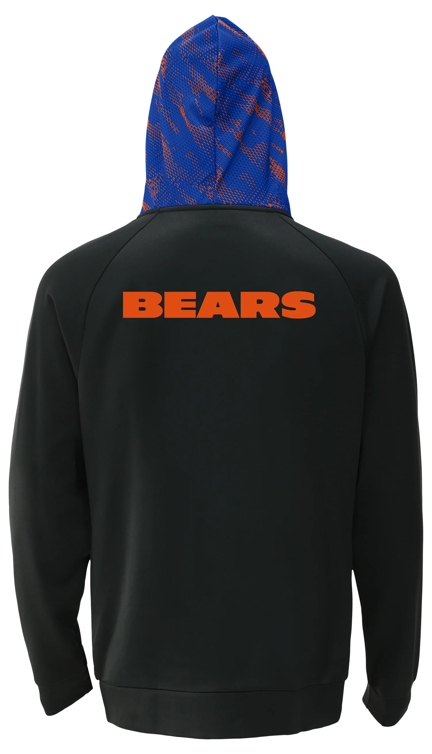 Zubaz NFL Men's Raglan Viper Hood Liner Full Zip Hoodie, CHICAGO BEARS - Image 12