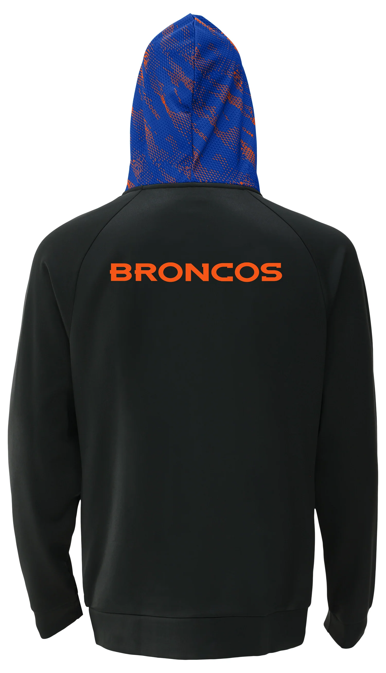 Zubaz NFL Men's Raglan Viper Hood Liner Full Zip Hoodie, DENVER BRONCOS - Image 16