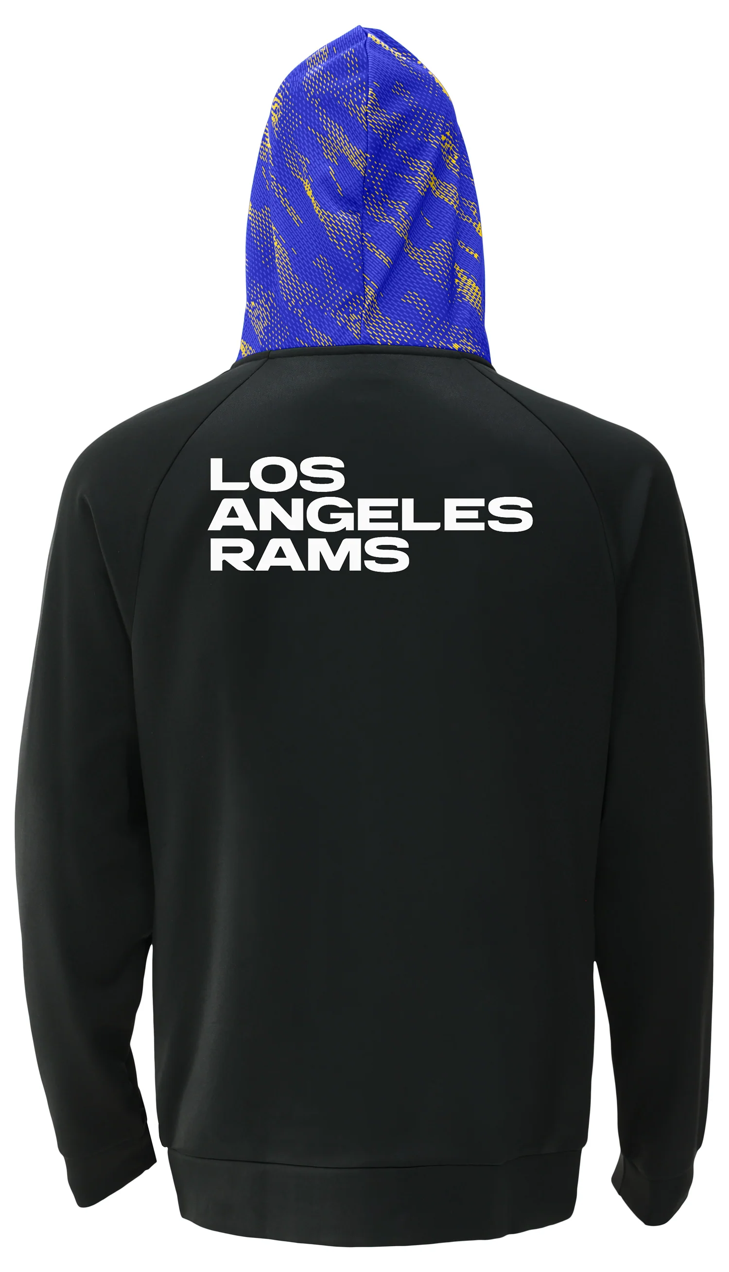 Zubaz NFL Men's Raglan Viper Hood Liner Full Zip Hoodie, LOS ANGELES RAMS - Image 14