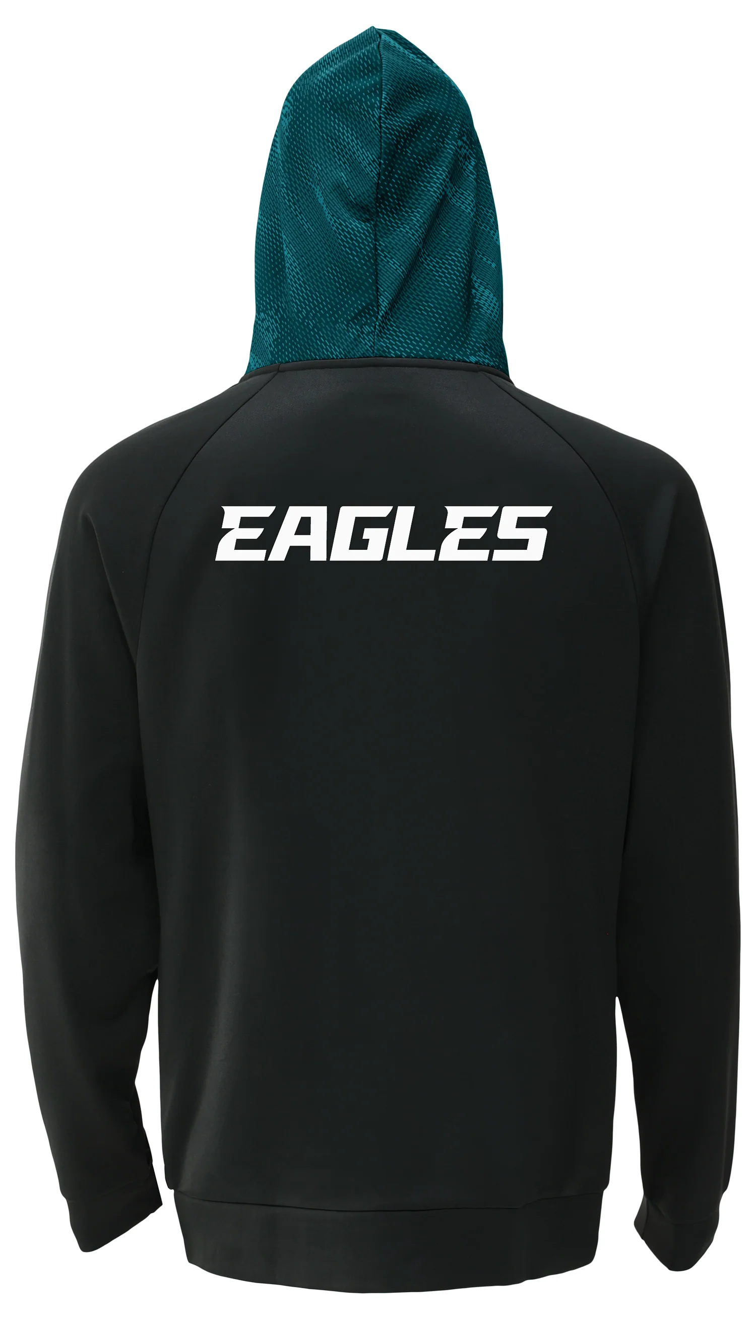 Zubaz NFL Men's Raglan Viper Hood Liner Full Zip Hoodie, PHILADELPHIA EAGLES - Image 12