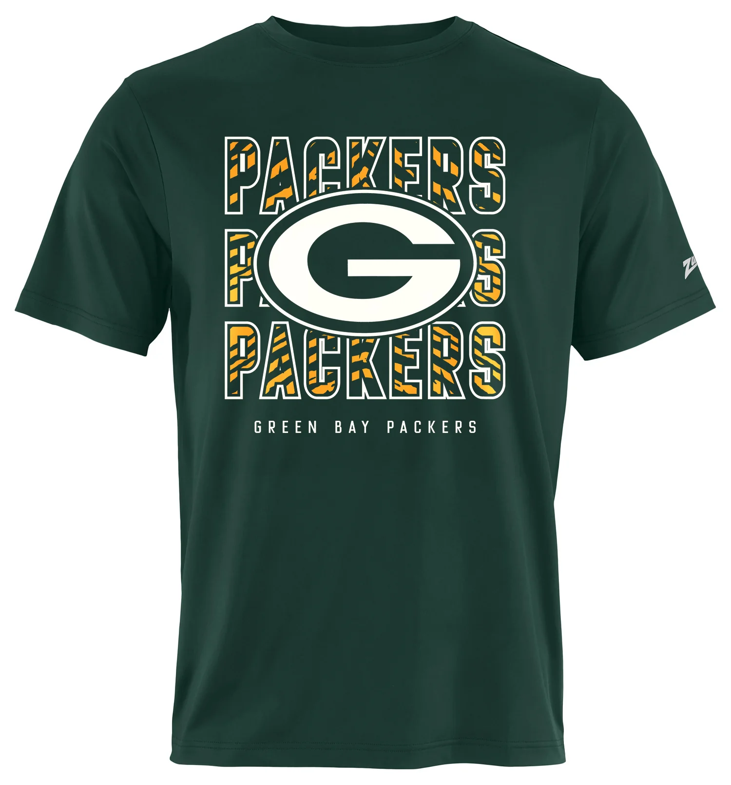 Zubaz NFL Men's Repeat Play Primary Team Color Short Sleeve T-Shirt, Green Bay Packers - Image 16