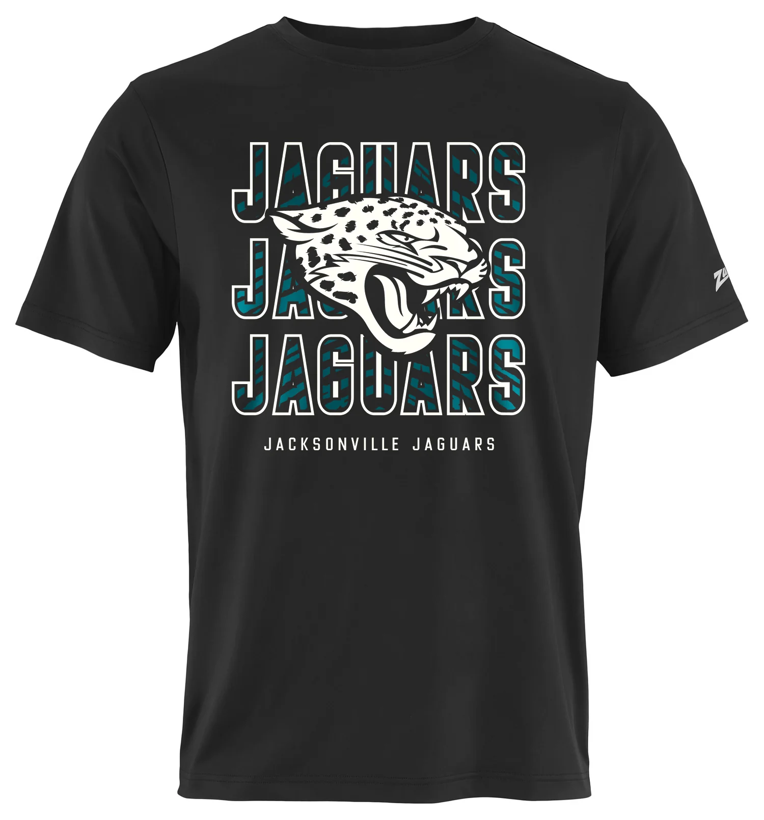 Zubaz NFL Men's Repeat Play Primary Team Color Short Sleeve T-Shirt, Jacksonville Jaguars - Image 26