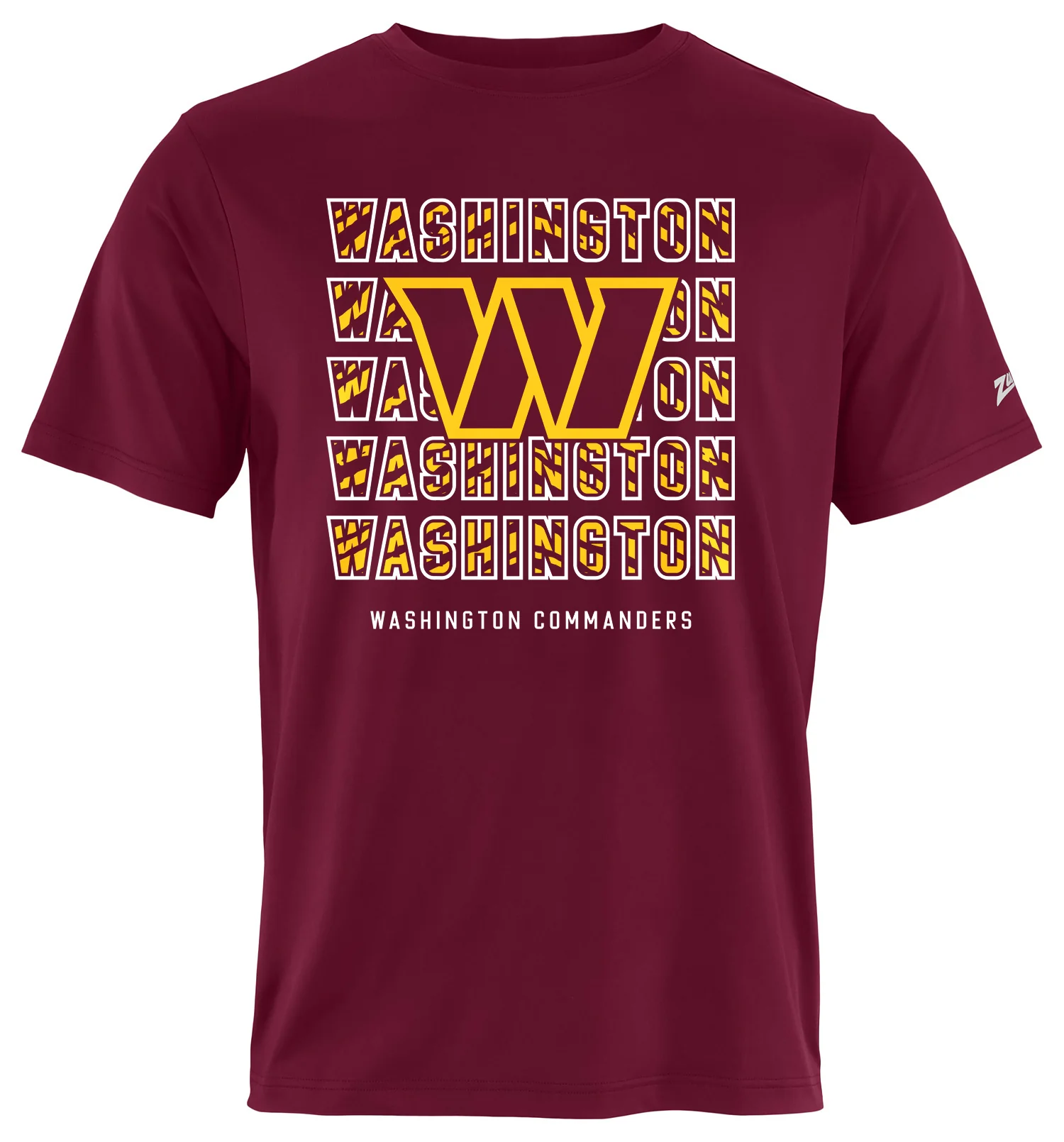 Zubaz NFL Men's Repeat Play Primary Team Color Short Sleeve T-Shirt, Washington Commanders - Image 41