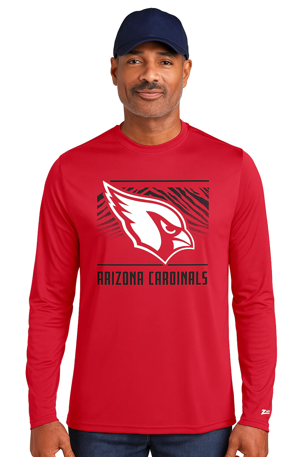 Zubaz NFL Men's Team Color Tunnel Long Sleeve T-Shirt, Arizona Cardinals - Image 35