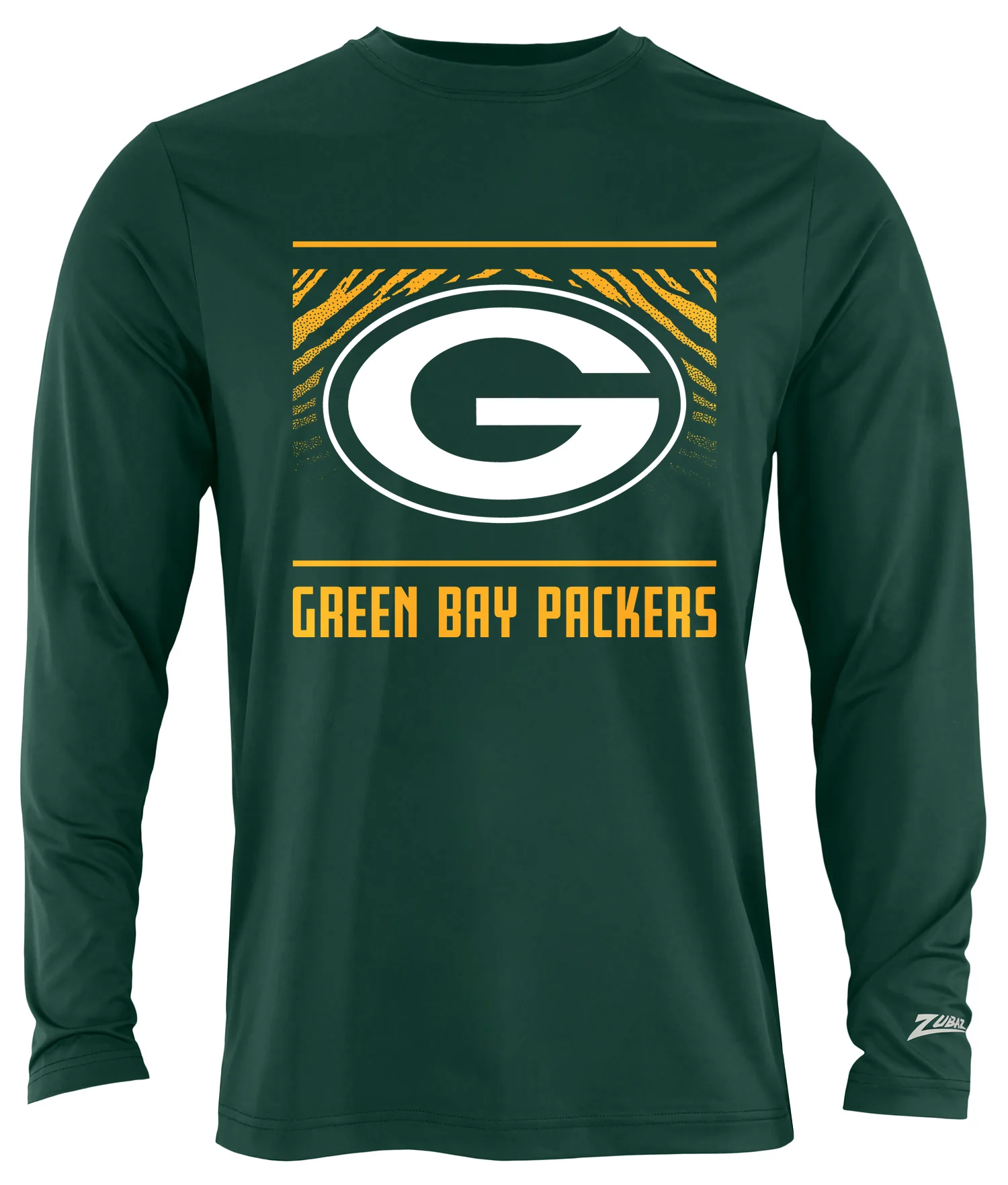Zubaz NFL Men's Team Color Tunnel Long Sleeve T-Shirt, Green Bay Packers - Image 36