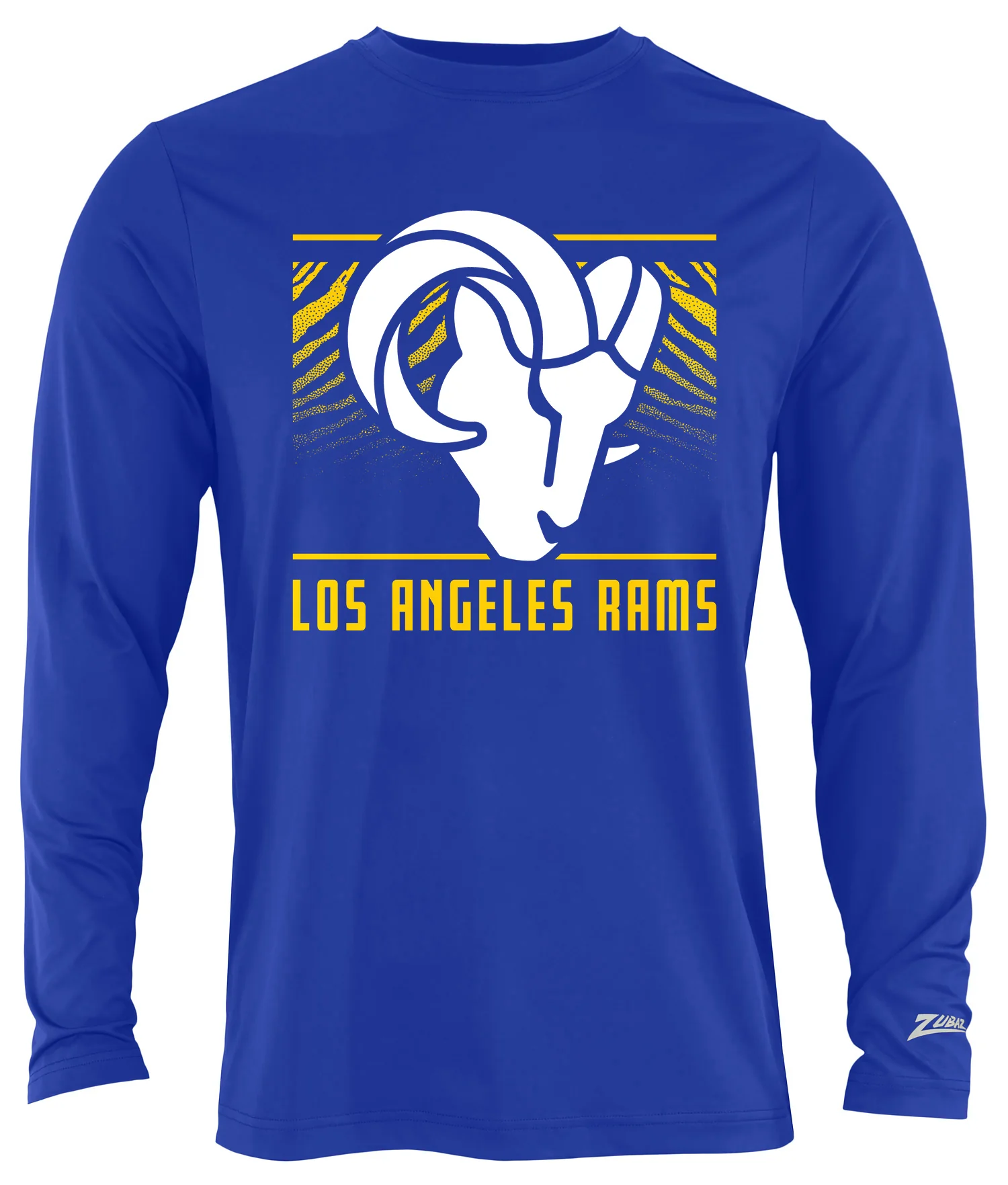 Zubaz NFL Men's Team Color Tunnel Long Sleeve T-Shirt, Los Angeles Rams - Image 21