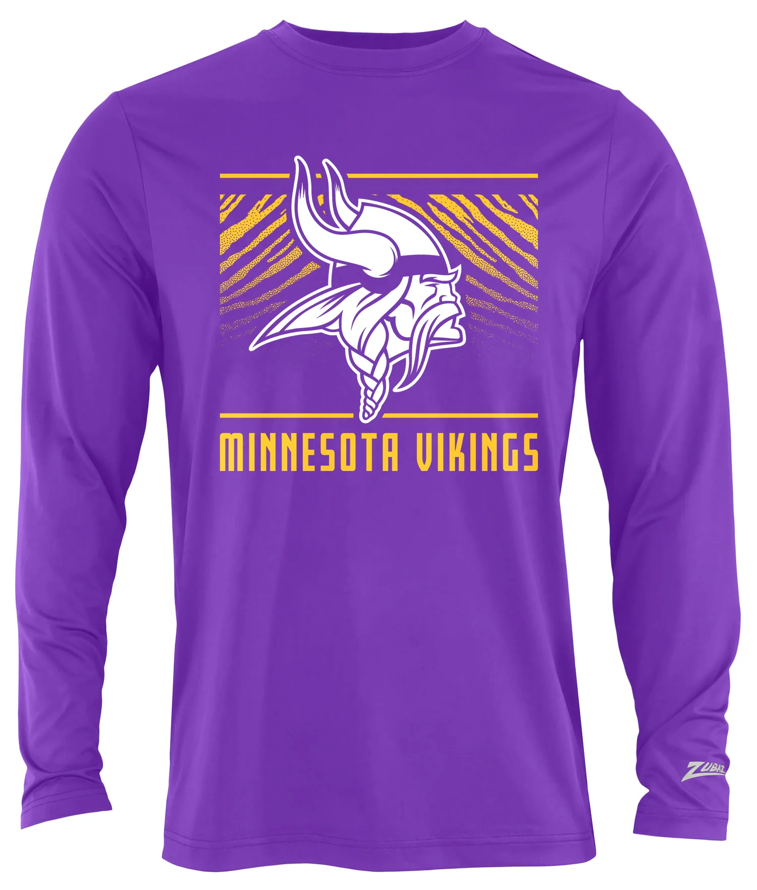 Zubaz NFL Men's Team Color Tunnel Long Sleeve T-Shirt, Minnesota Vikings - Image 31