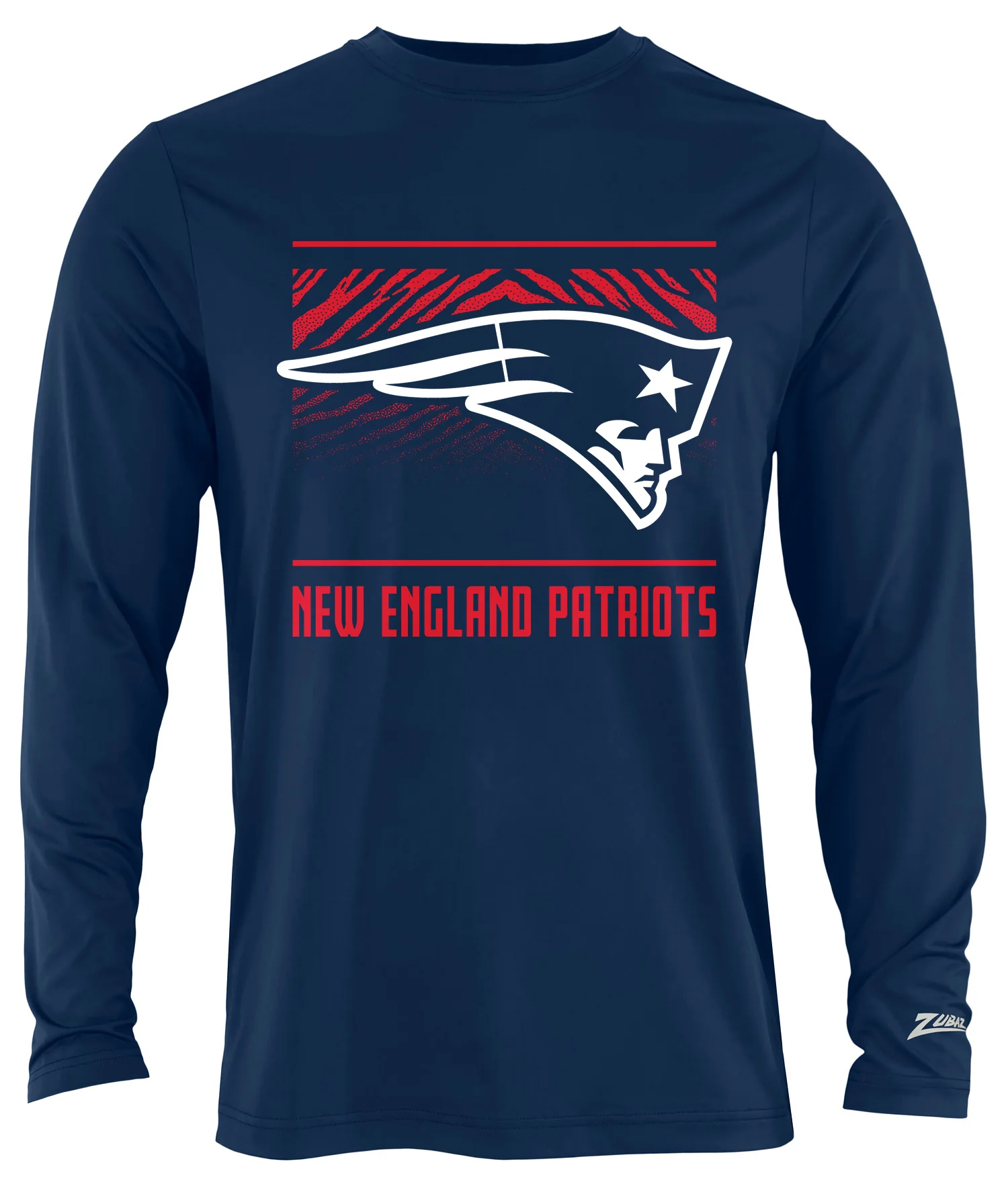 Zubaz NFL Men's Team Color Tunnel Long Sleeve T-Shirt, New England Patriots - Image 31