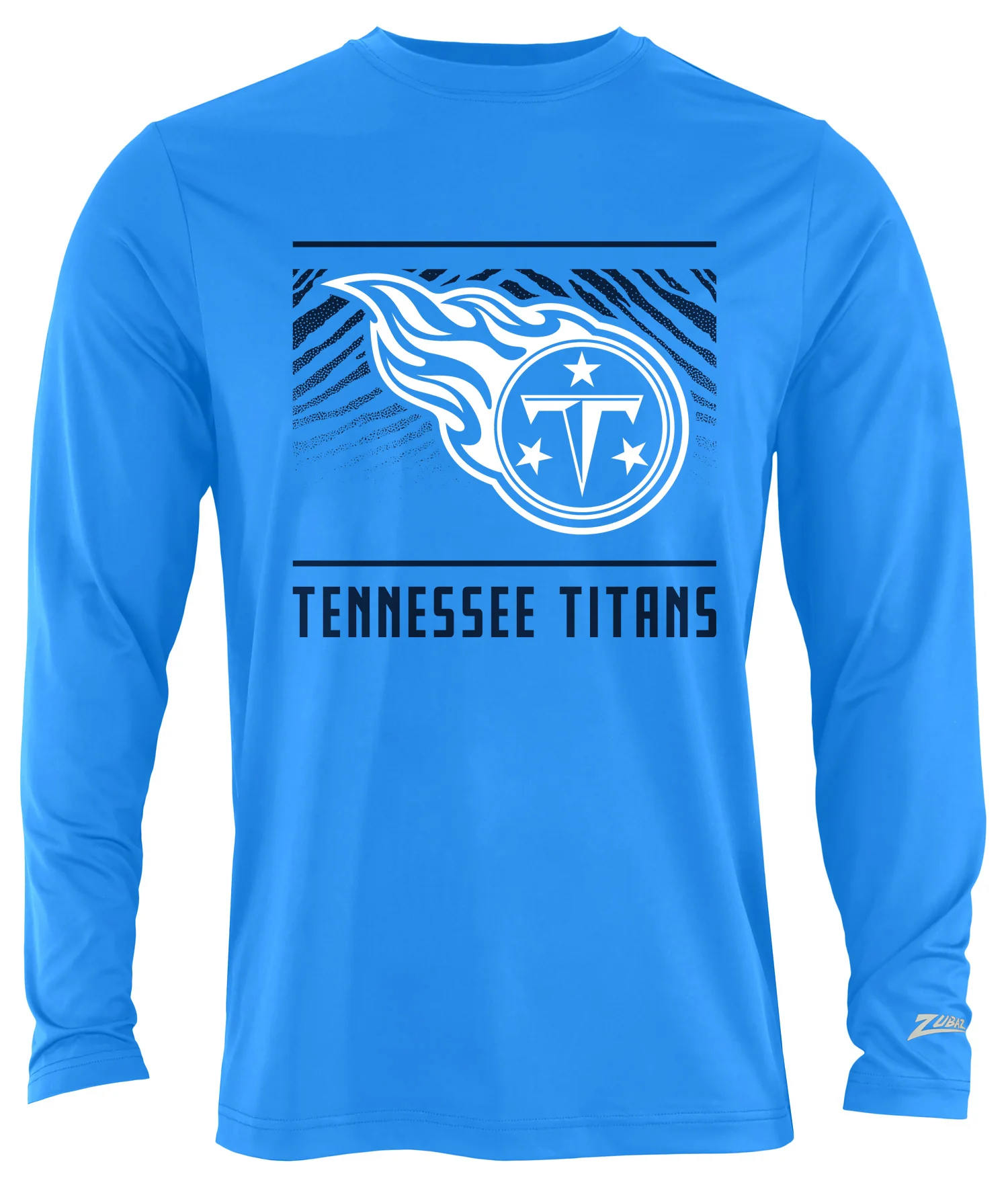 Zubaz NFL Men's Team Color Tunnel Long Sleeve T-Shirt, Tennessee Titans - Image 21