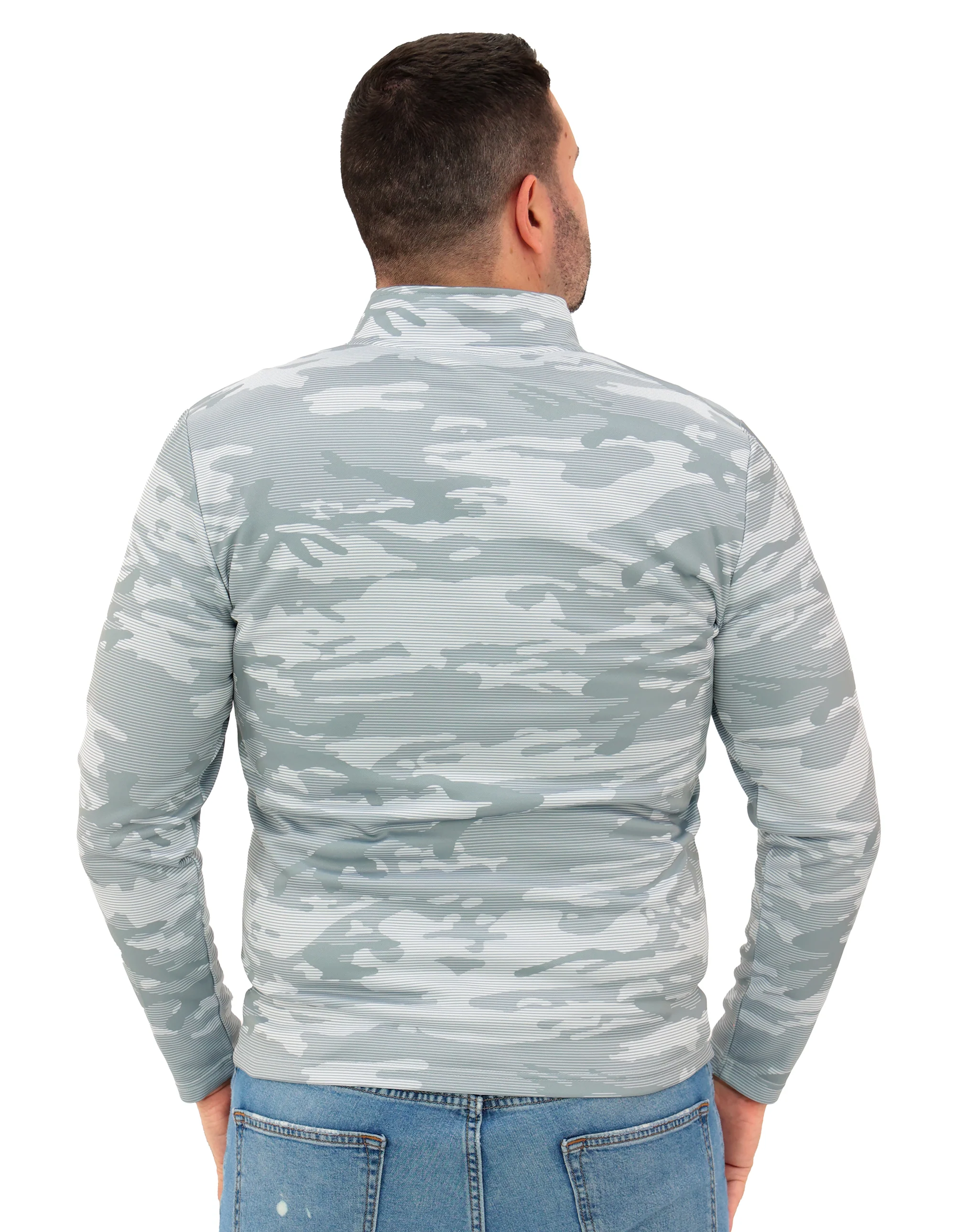 Zubaz NFL Men's Tonal Camo Line 1/4 Zip, BUFFALO BILLS - Image 52