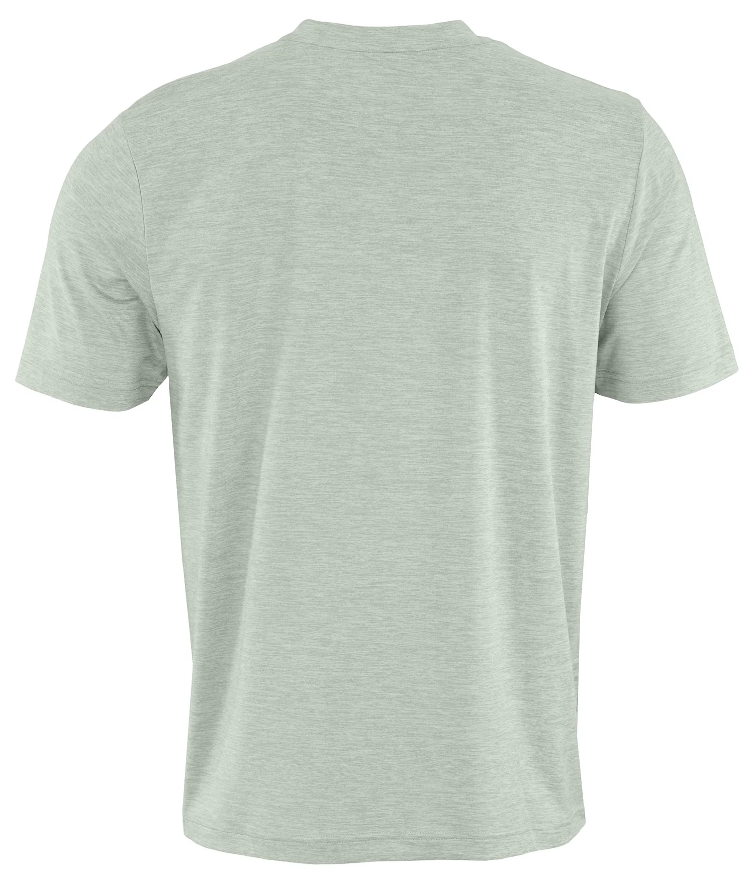 Zubaz NFL Men's Tunnel Heather Gray Short Sleeve T-Shirt, Miami Dolphins - Image 2