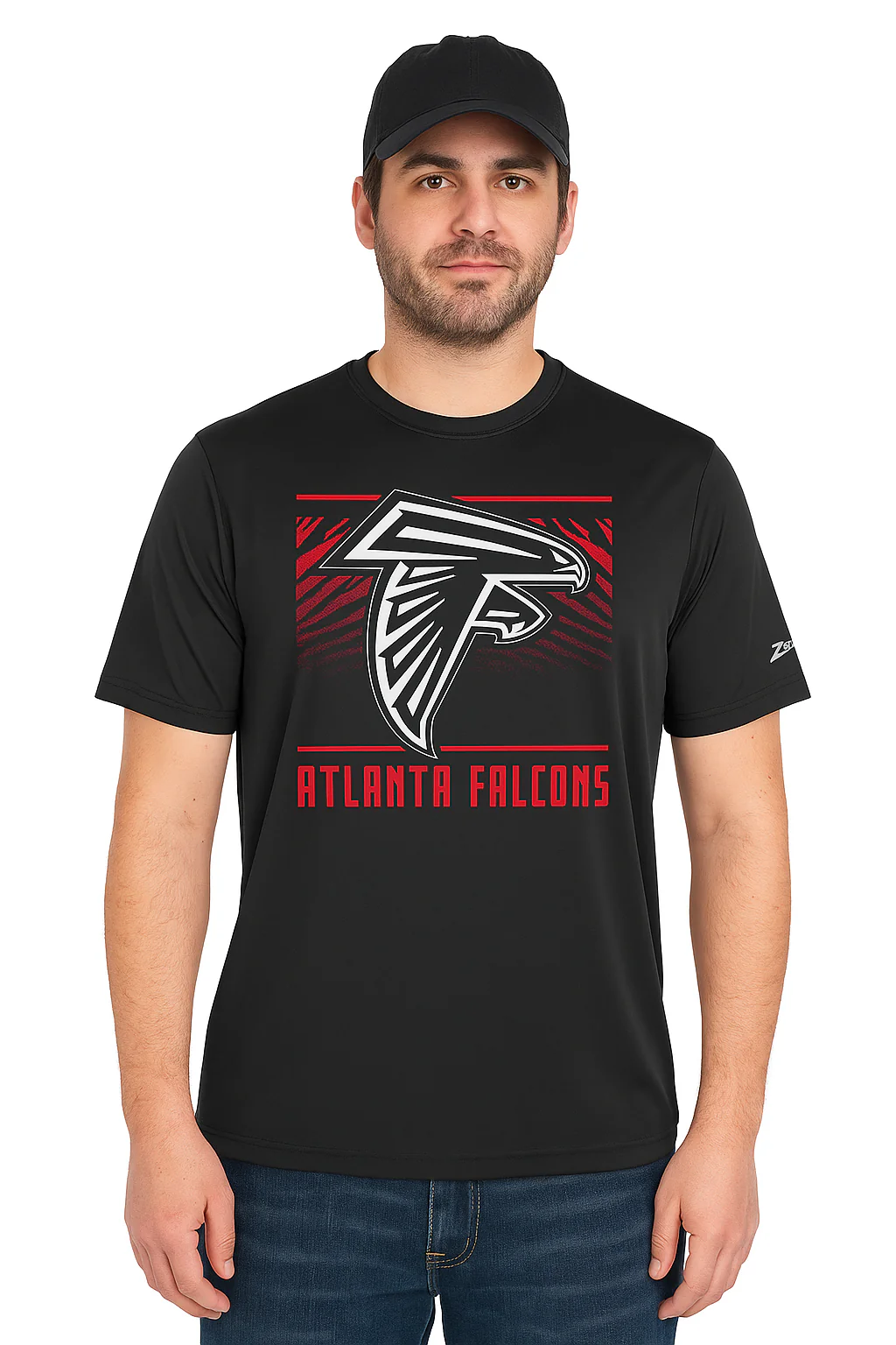 Zubaz NFL Men's Tunnel Primary Short Sleeve T-Shirt, Atlanta Falcons - Image 40
