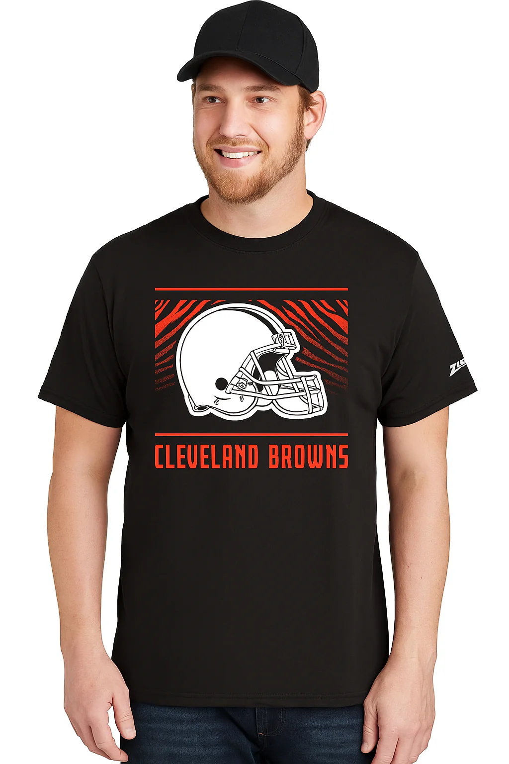 Zubaz NFL Men's Tunnel Primary Short Sleeve T-Shirt, Cleveland Browns - Image 45