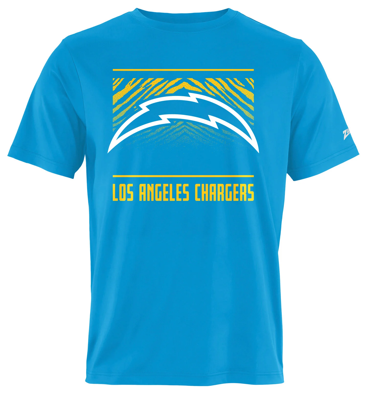 Zubaz NFL Men's Tunnel Primary Short Sleeve T-Shirt, Los Angeles Chargers - Image 26