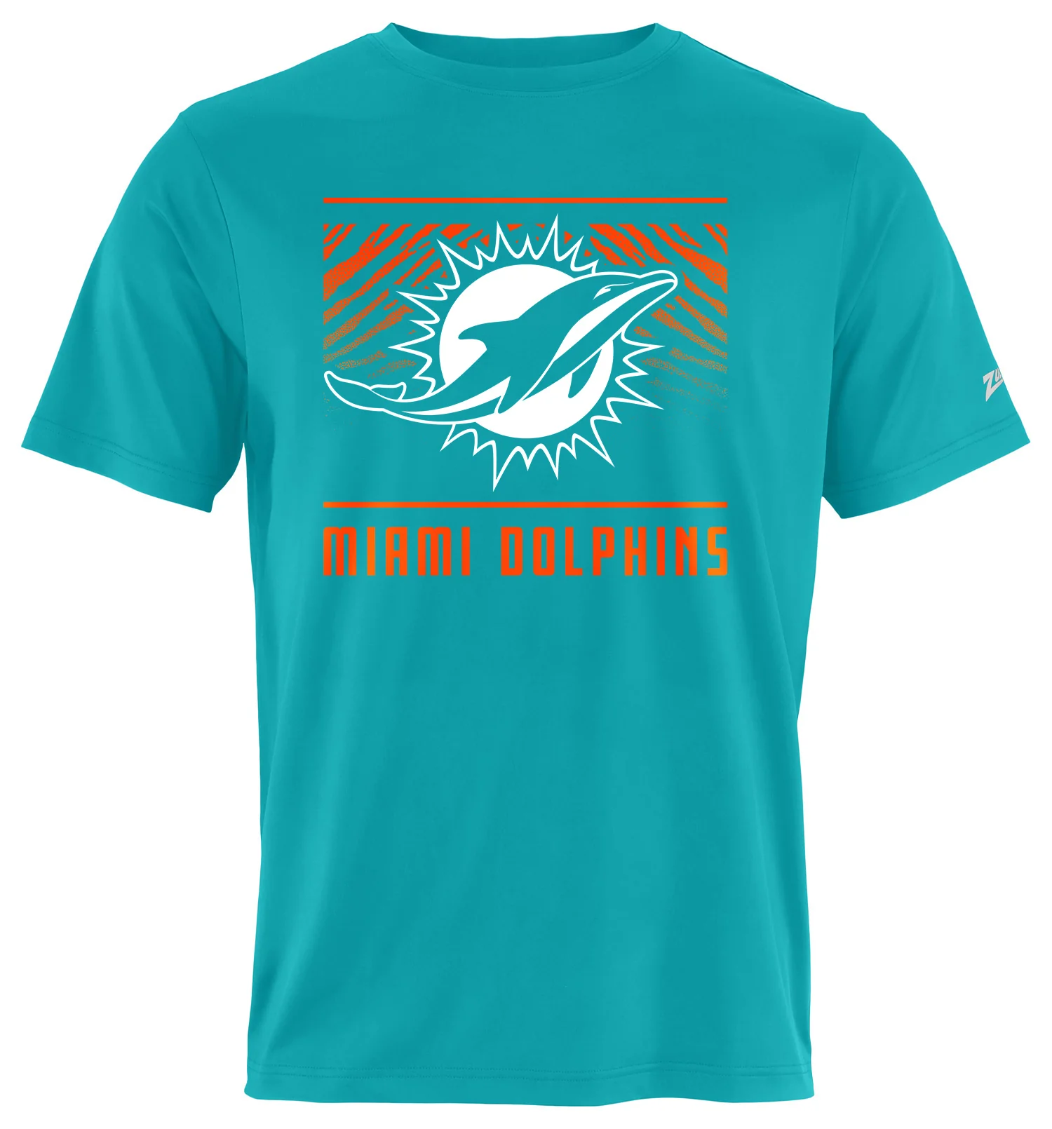 Zubaz NFL Men's Tunnel Primary Short Sleeve T-Shirt, Miami Dolphins - Image 31