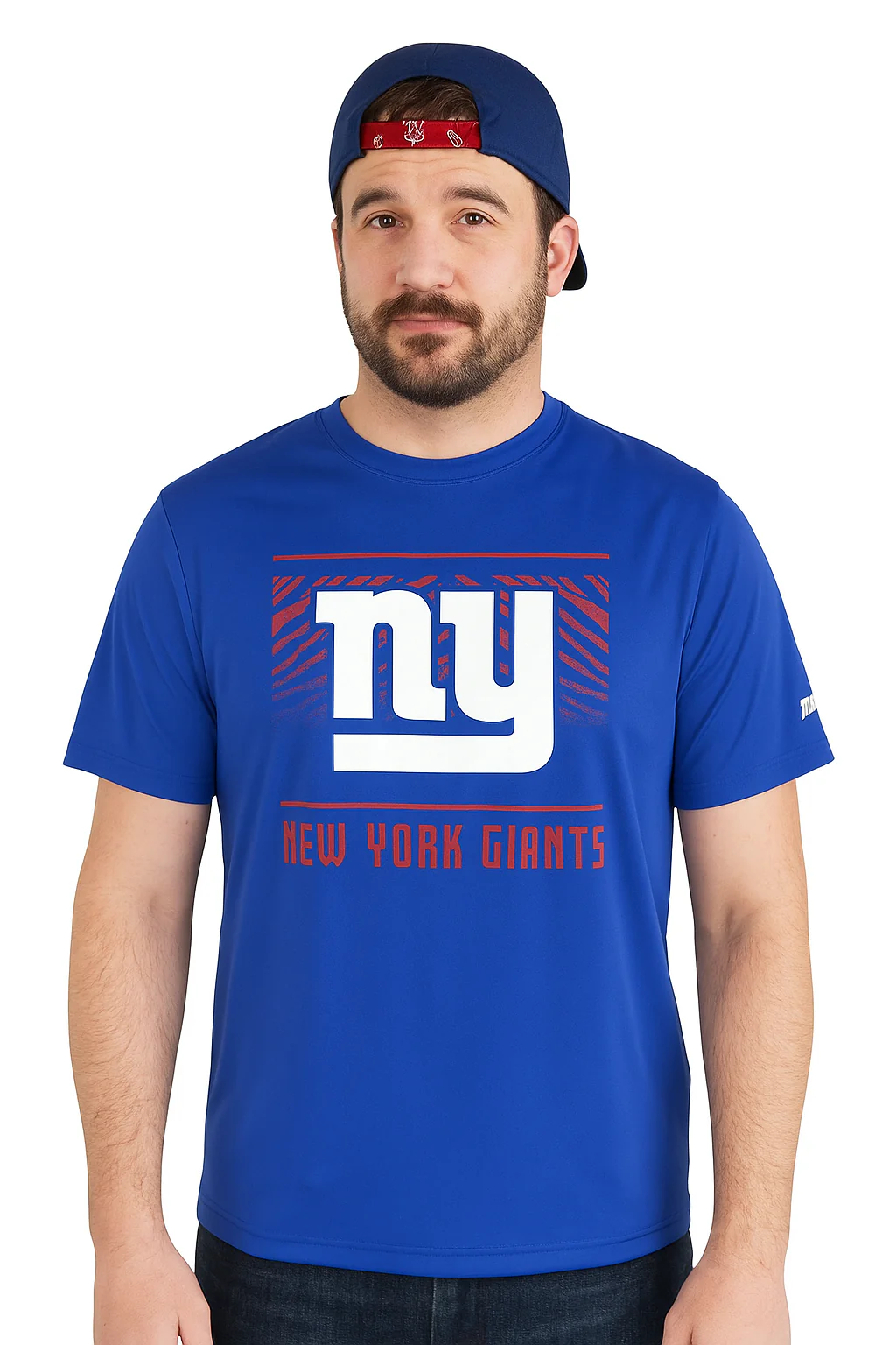 Zubaz NFL Men's Tunnel Primary Short Sleeve T-Shirt, New York Giants - Image 25