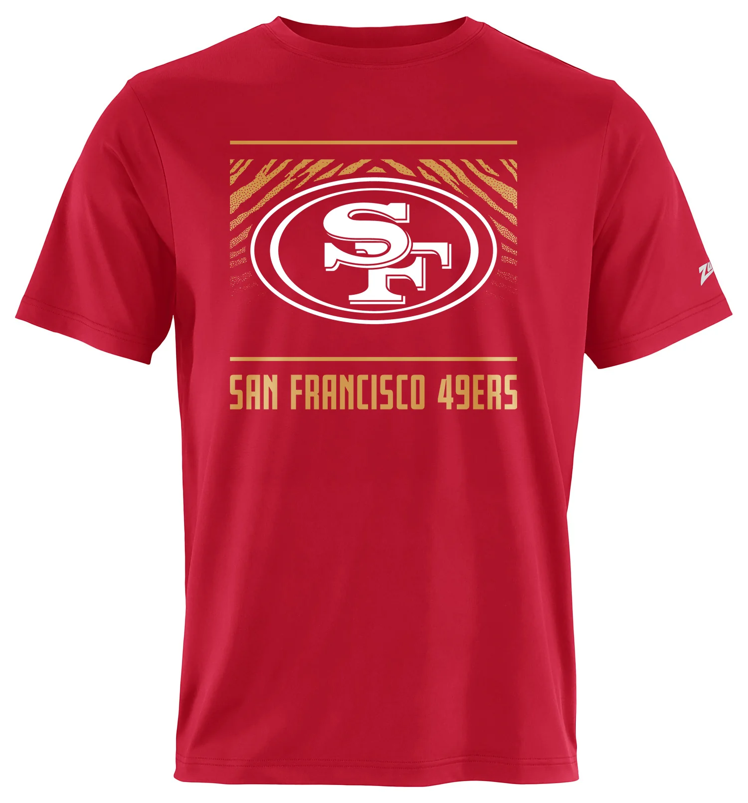 Zubaz NFL Men's Tunnel Primary Short Sleeve T-Shirt, San Francisco 49ers - Image 41