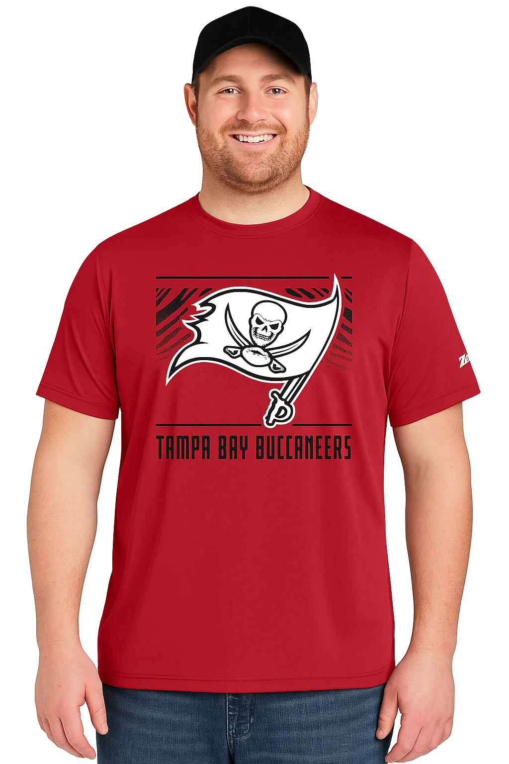 Zubaz NFL Men's Tunnel Primary Short Sleeve T-Shirt, Tampa Bay Buccaneers - Image 15