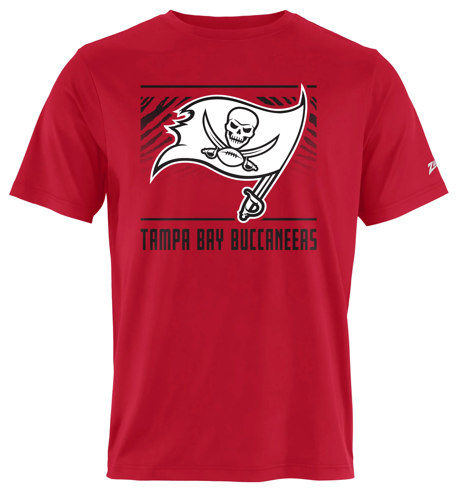 Zubaz NFL Men's Tunnel Primary Short Sleeve T-Shirt, Tampa Bay Buccaneers - Image 6