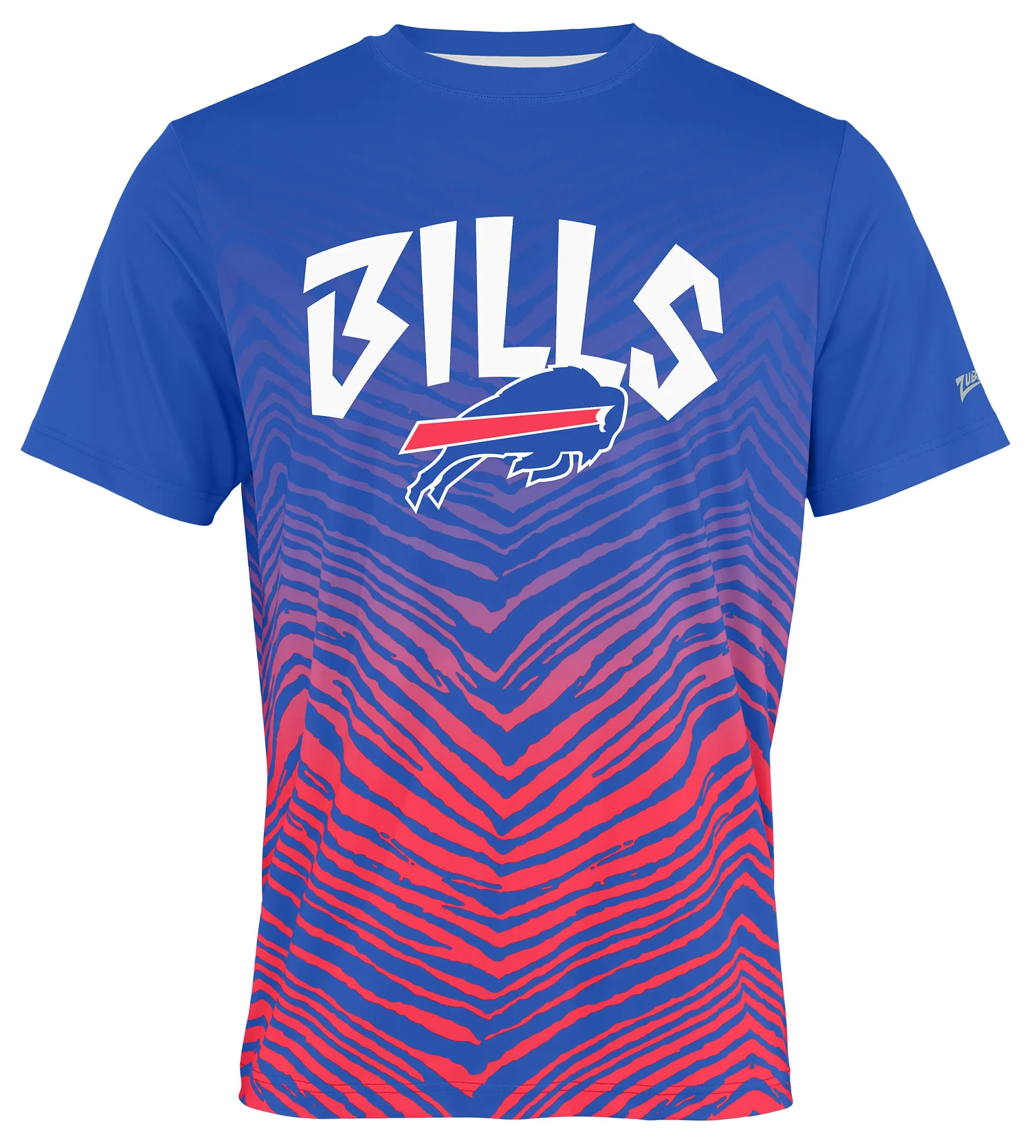 Zubaz NFL Men's Wild Card Zebra Team Color Short SleeveT Shirt, Buffalo Bills - Image 11