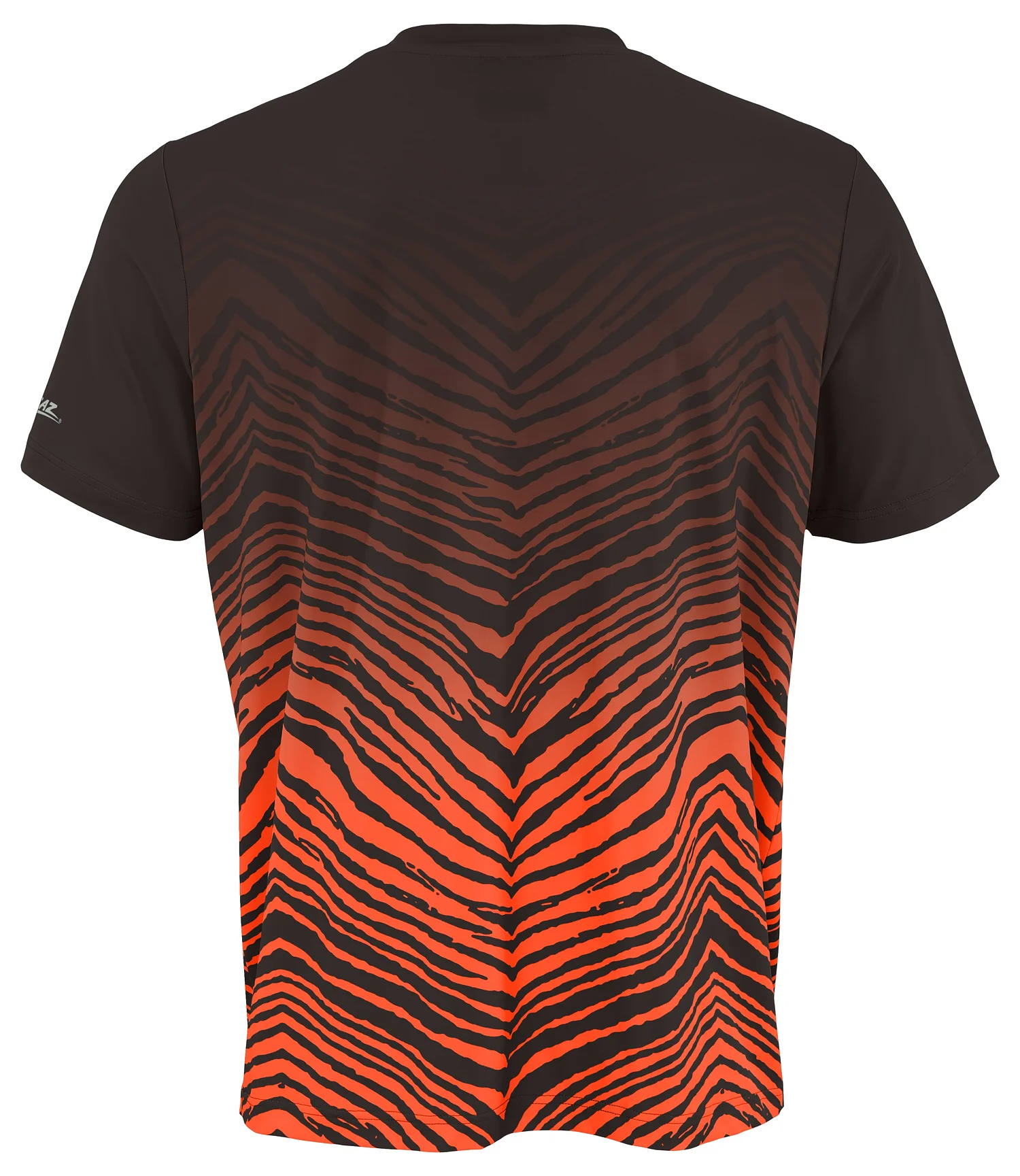Zubaz NFL Men's Wild Card Zebra Team Color Short SleeveT Shirt, Cleveland Browns - Image 27