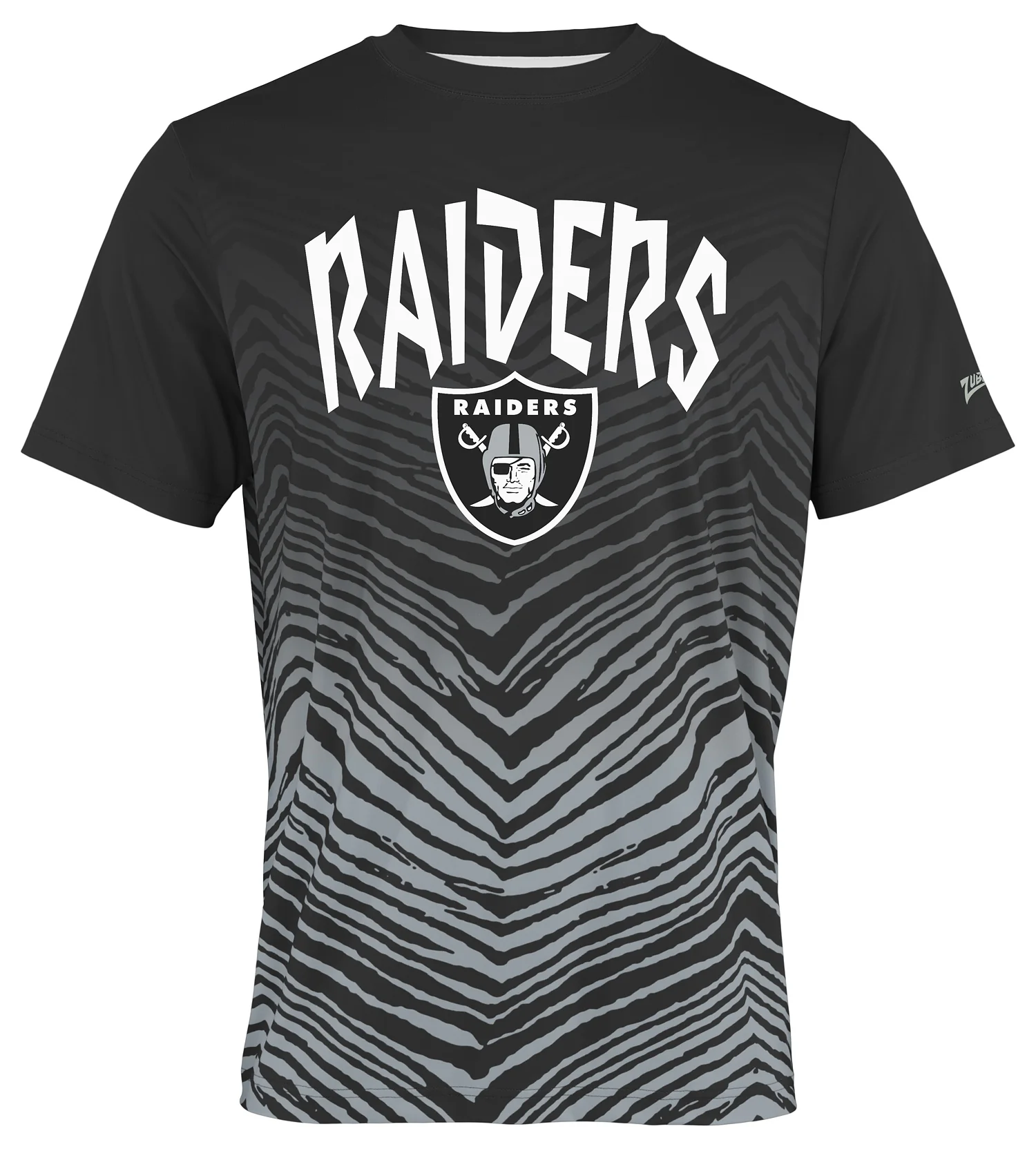 Zubaz NFL Men's Wild Card Zebra Team Color Short SleeveT Shirt, Las Vegas Raiders - Image 43