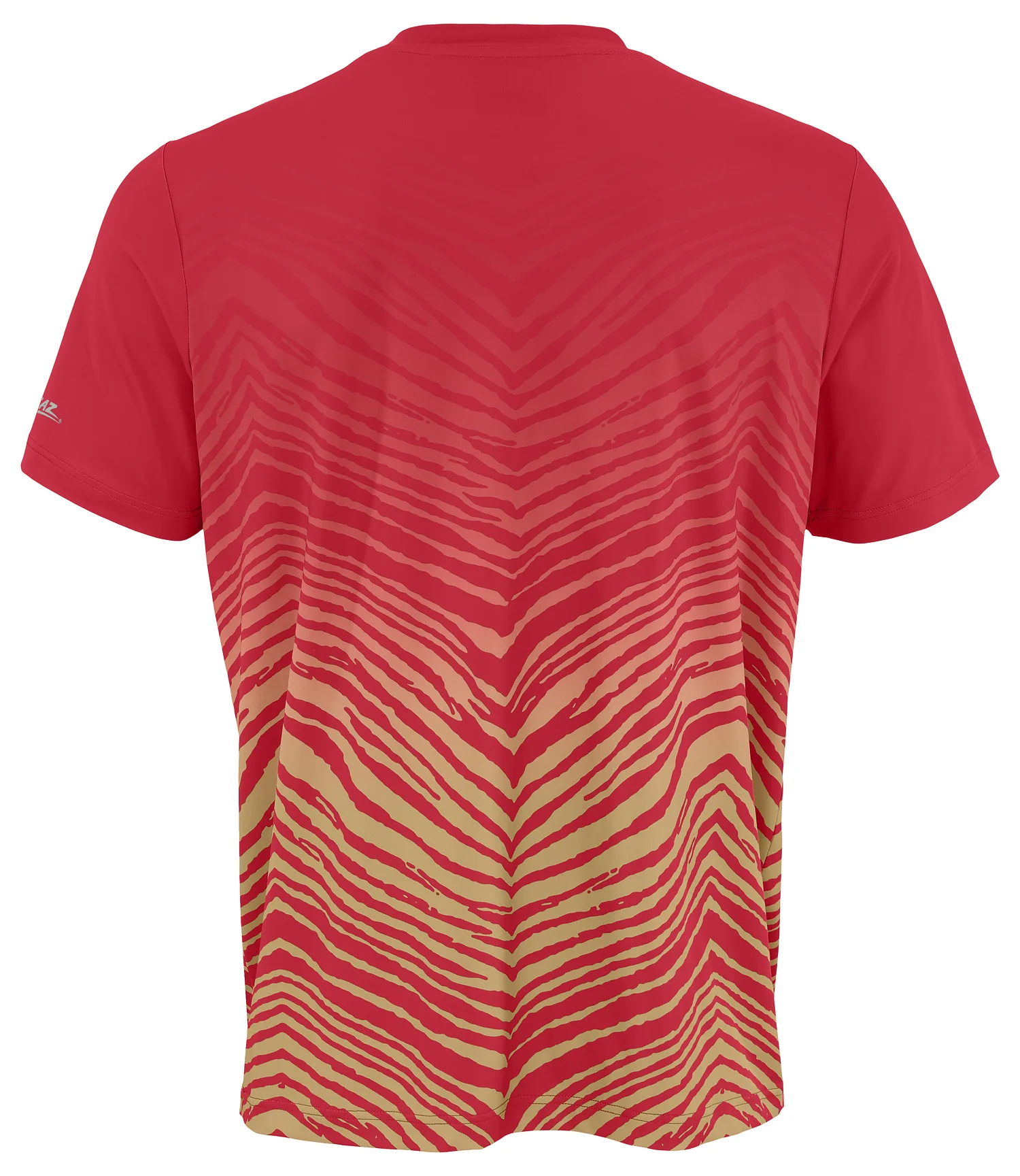 Zubaz NFL Men's Wild Card Zebra Team Color Short SleeveT Shirt, San Francisco 49ers - Image 17