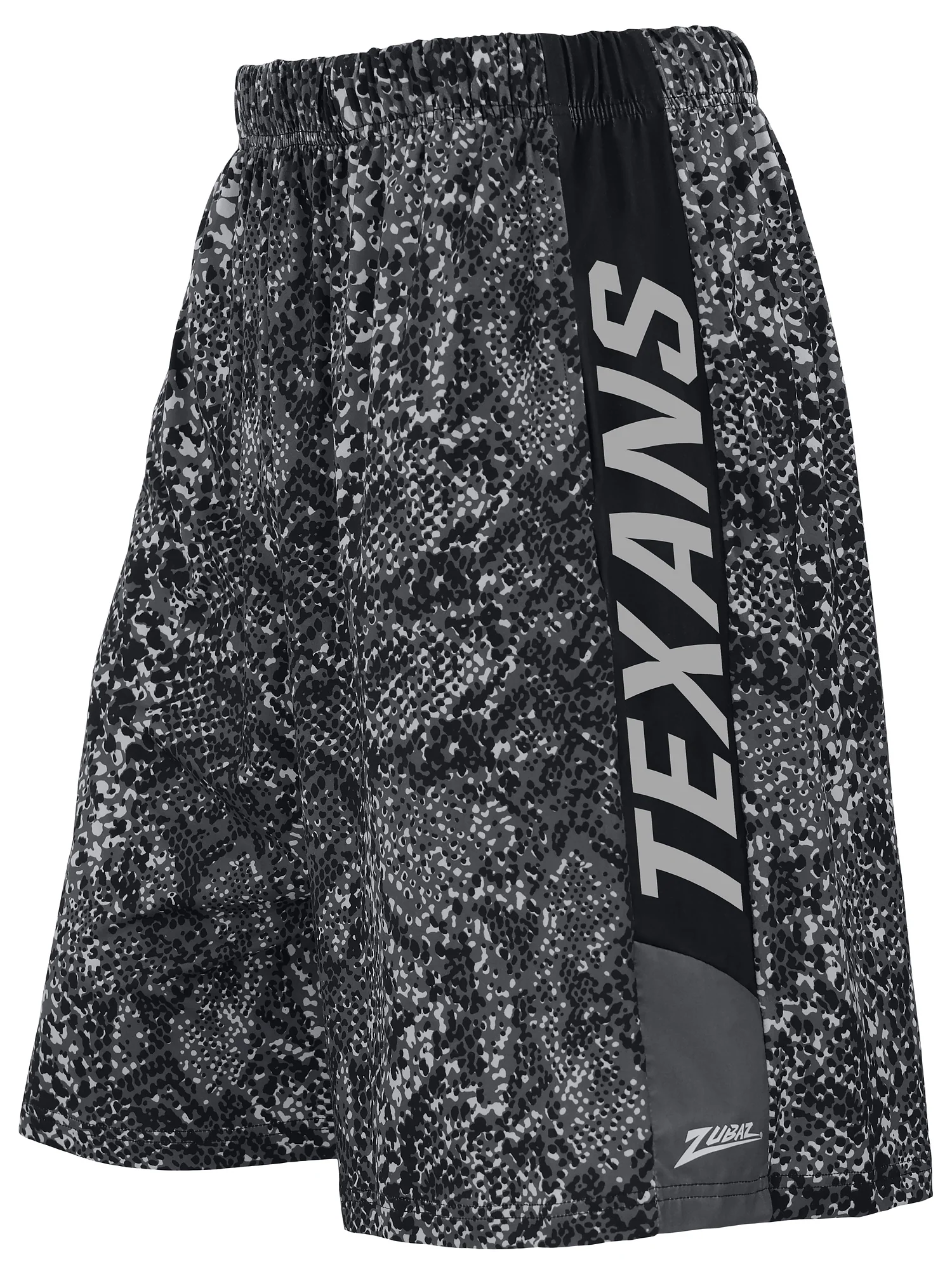 Zubaz NFL Men's 9in Tonal Post Football Shorts, Houston Texans - Image 2