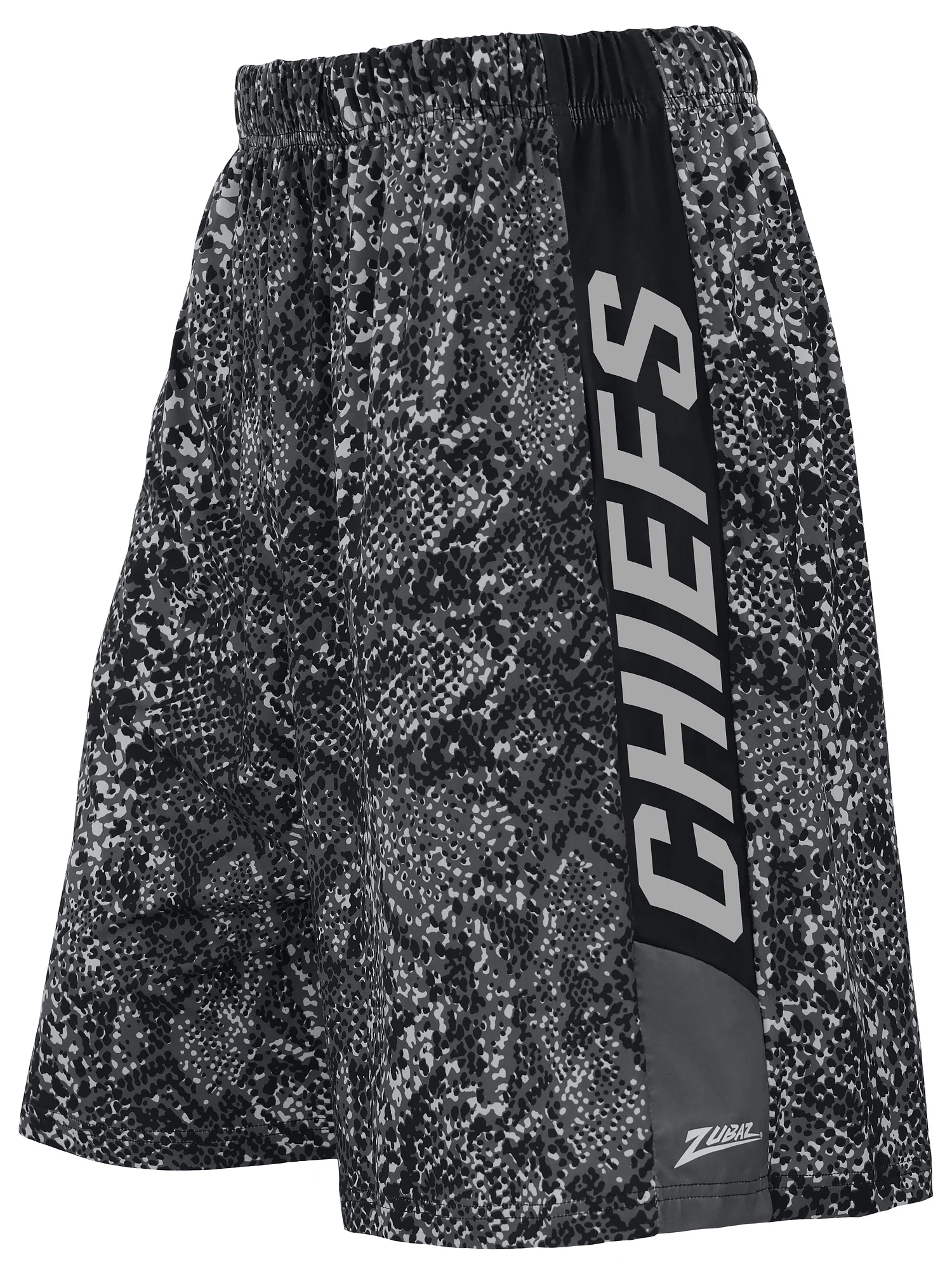 Zubaz NFL Men's 9in Tonal Post Football Shorts, Kansas City Chiefs - Image 2