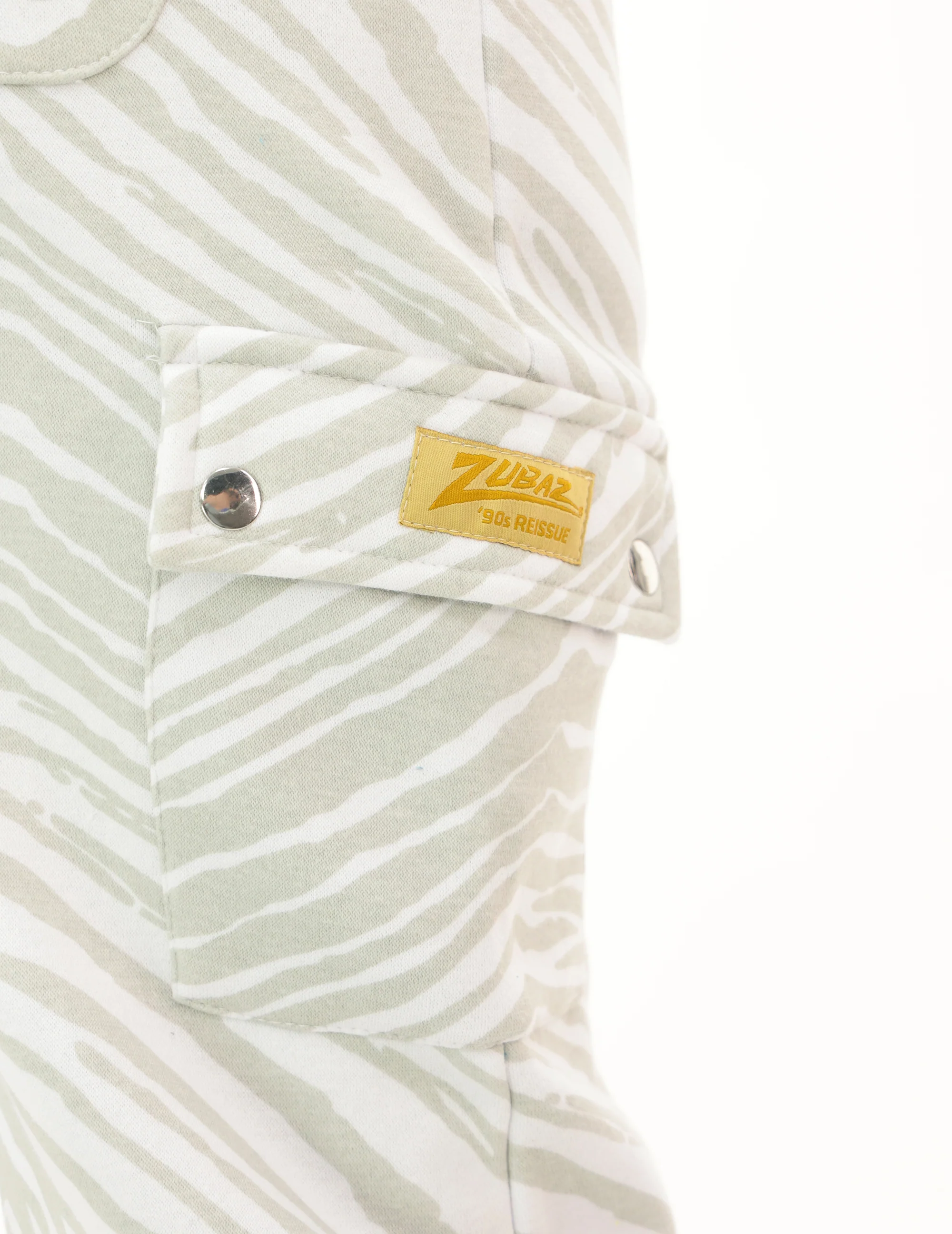 Zubaz NFL UNISEX 90s Team Cargo Joggers - Zebra 2 Color, NEW ORLEANS SAINTS - Image 29