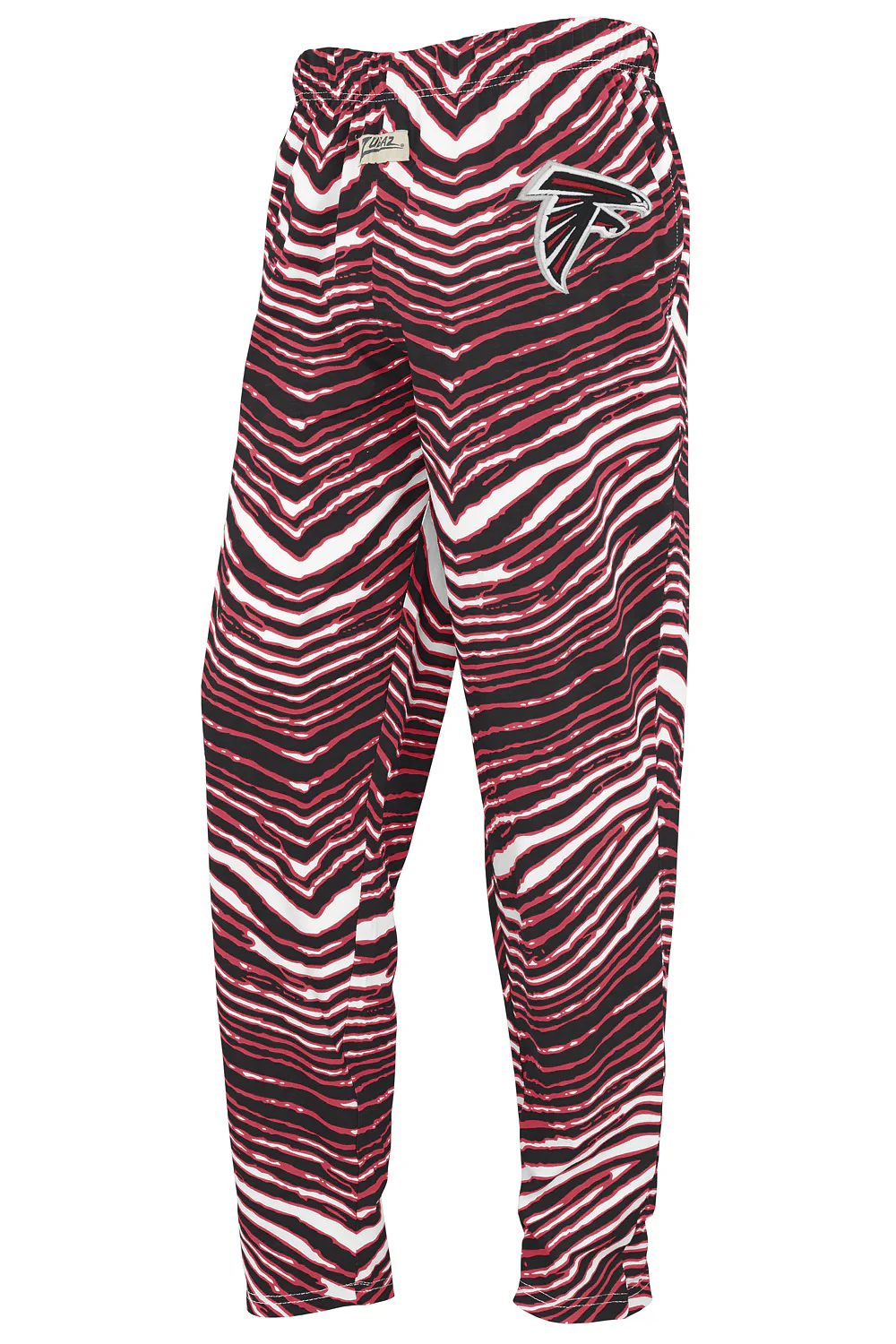 Zubaz NFL UNISEX Z88 3 Color Zebra Direct Embroidered Logo Pants, ATLANTA FALCONS
