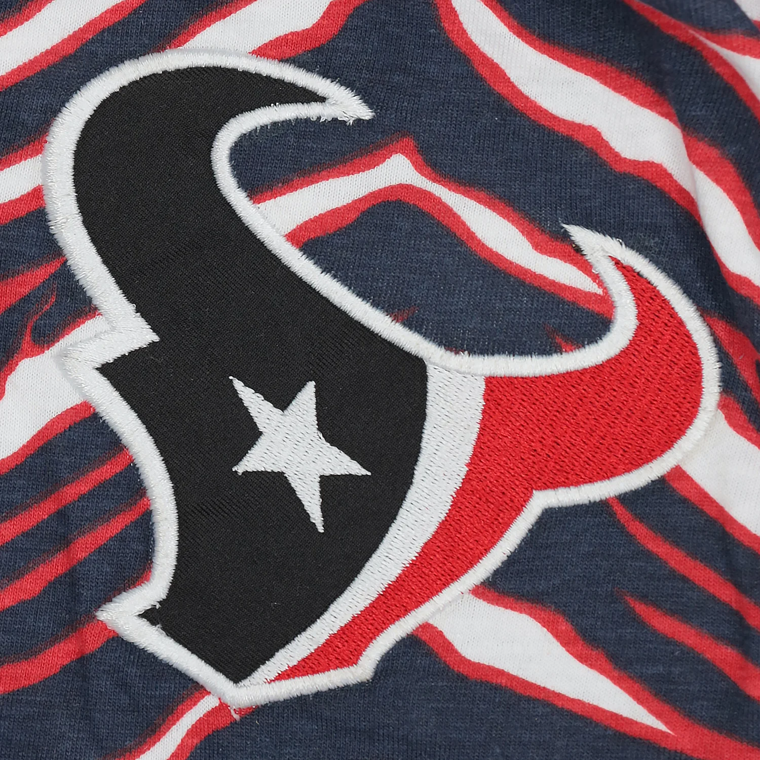 Zubaz NFL UNISEX Z88 3 Color Zebra Direct Embroidered Logo Pants, Houston Texans - Image 3