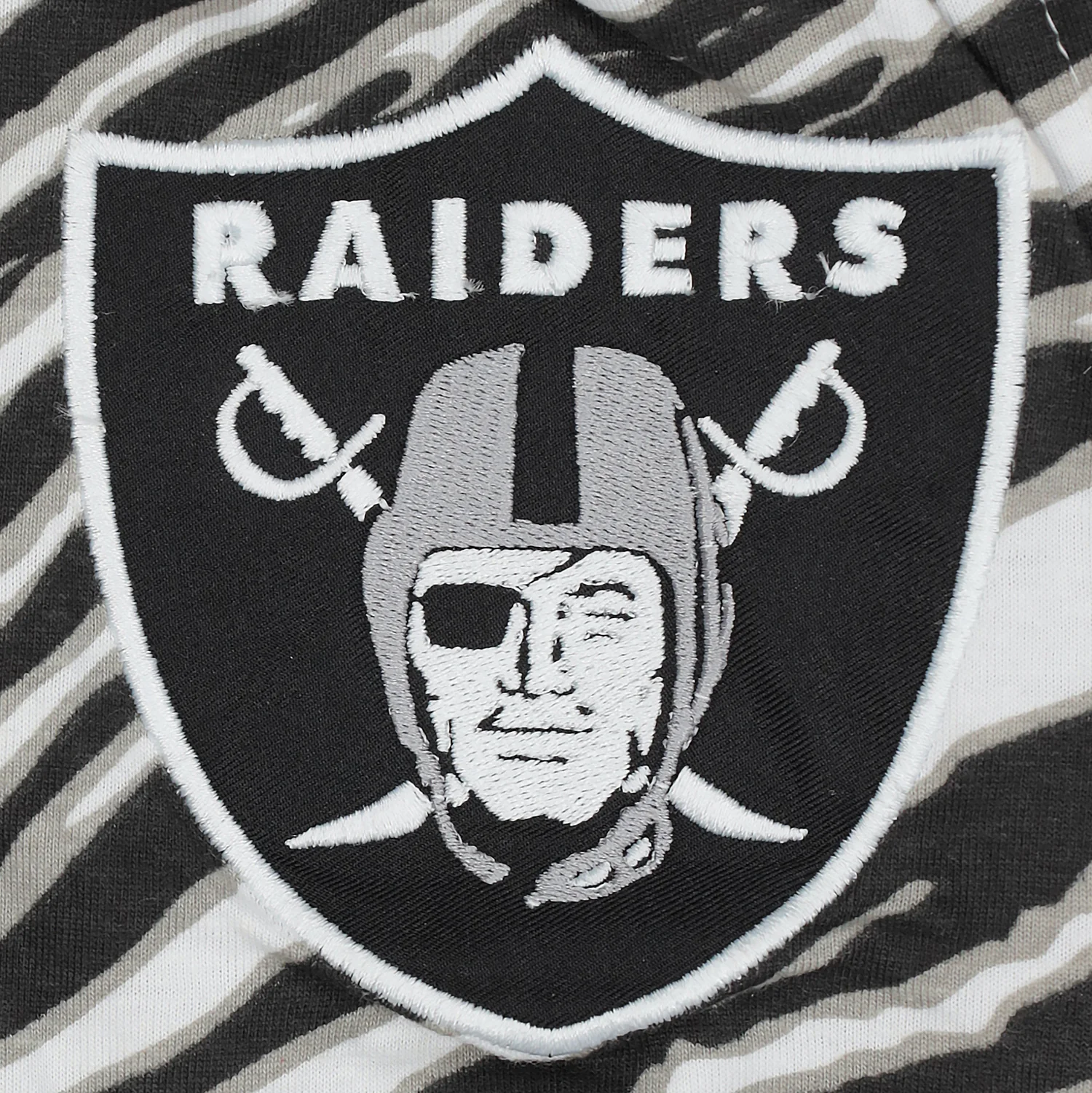 Zubaz NFL UNISEX Z88 3 Color Zebra Direct Embroidered Logo Pants, LAS VEGAS RAIDERS - Image 3
