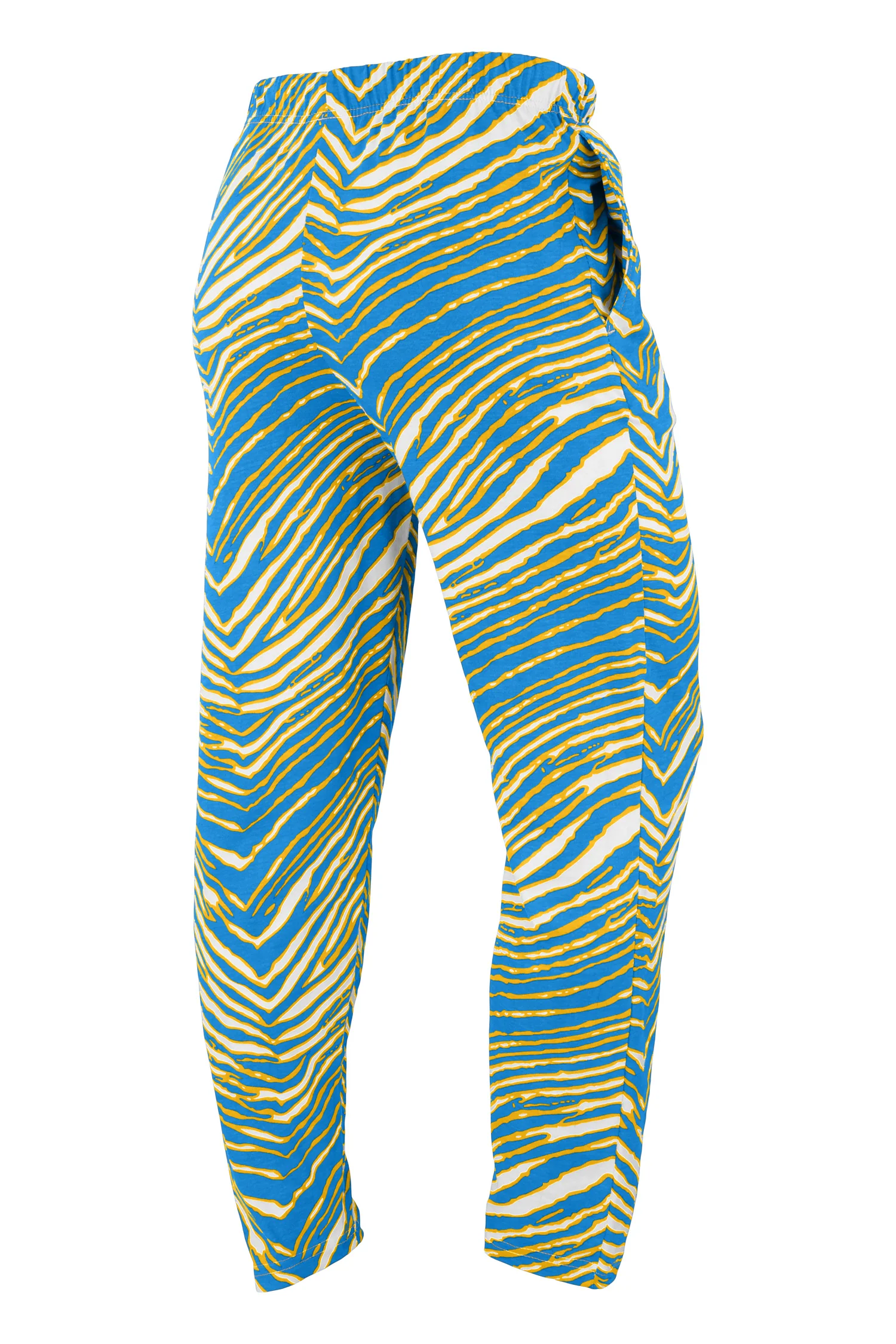 Zubaz NFL UNISEX Z88 3 Color Zebra Direct Embroidered Logo Pants, LOS ANGELES CHARGERS - Image 6