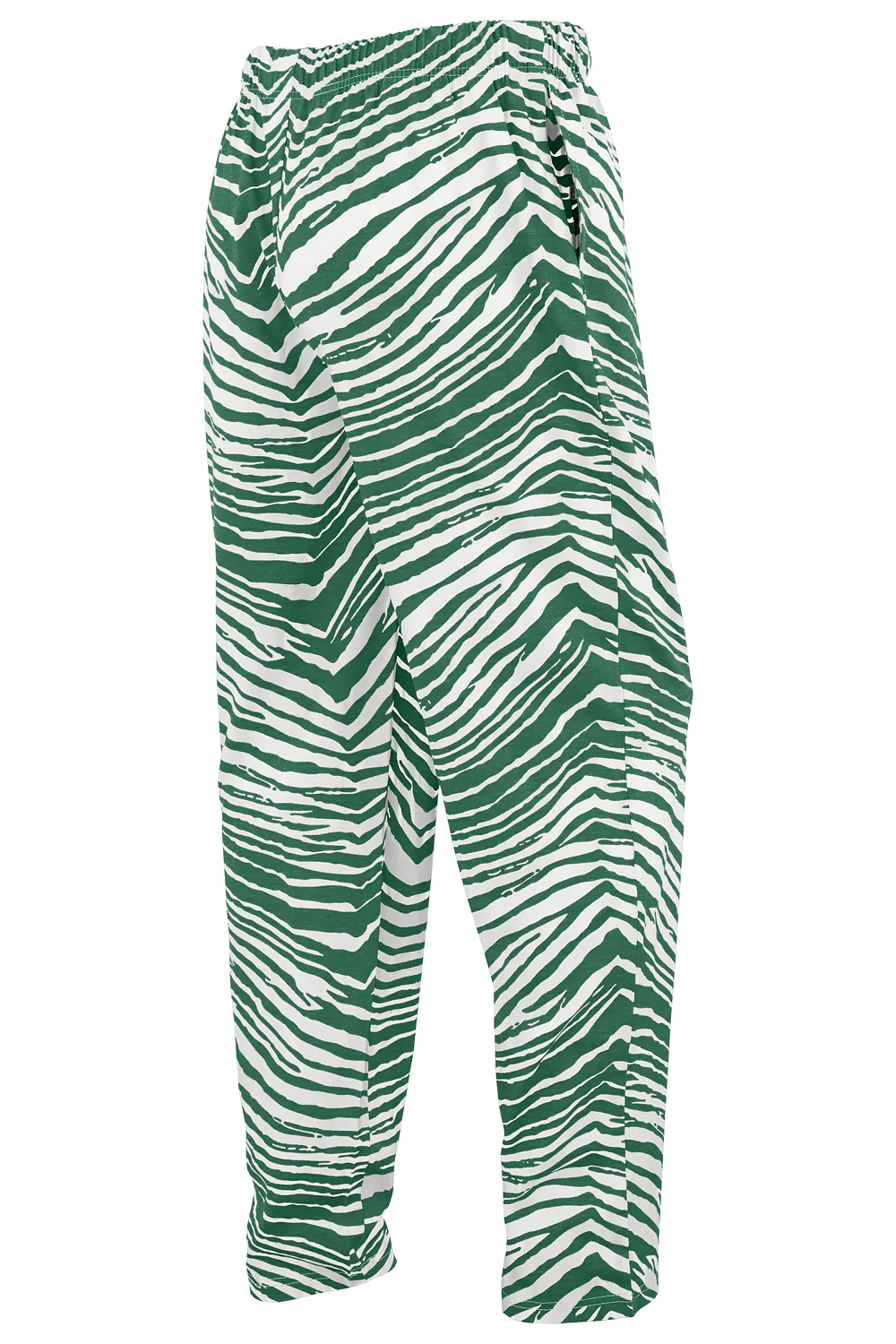 Zubaz NFL UNISEX Z88 3 Color Zebra Direct Embroidered Logo Pants, NEW YORK JETS - Image 2