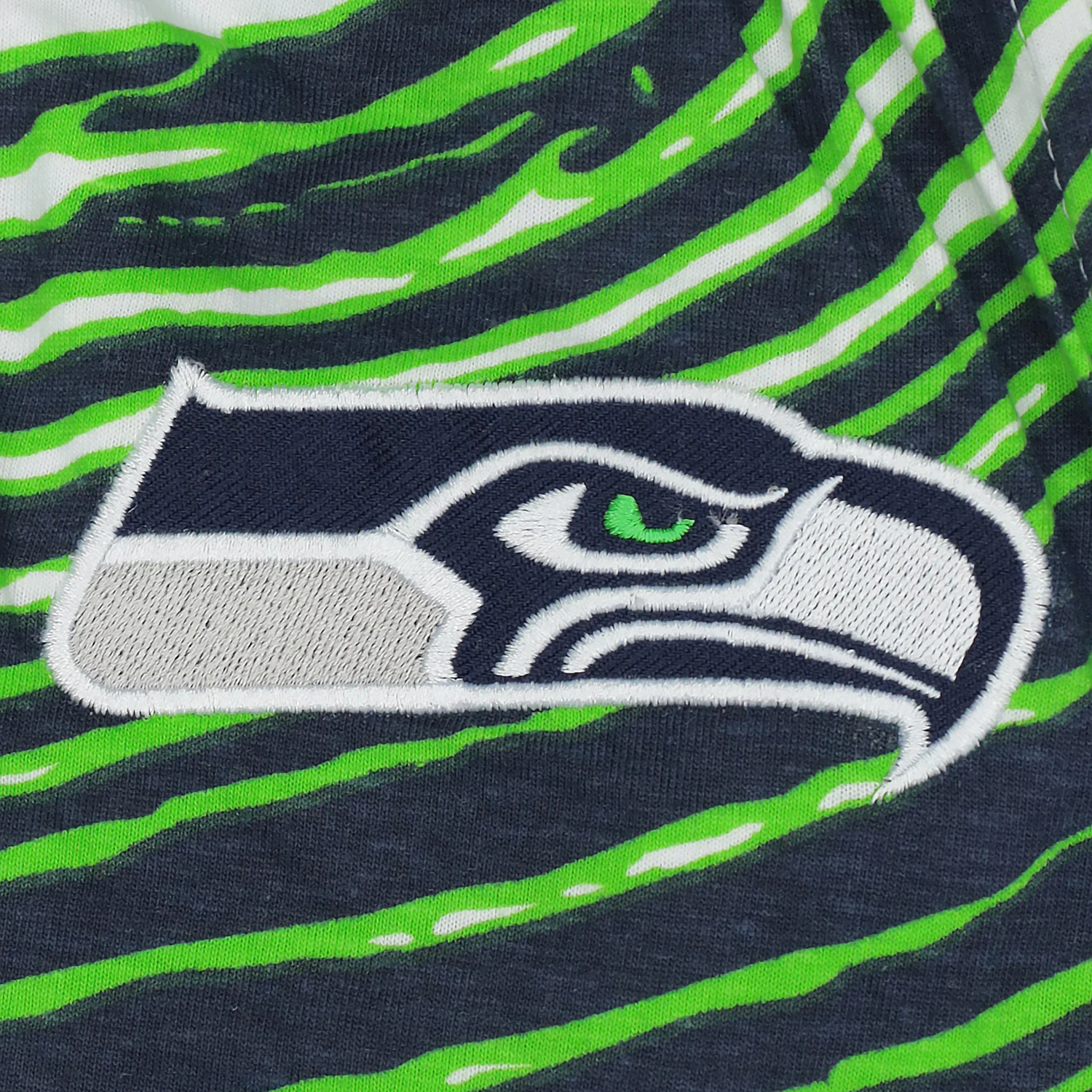 Zubaz NFL UNISEX Z88 3 Color Zebra Direct Embroidered Logo Pants, SEATTLE SEAHAWKS - Image 3