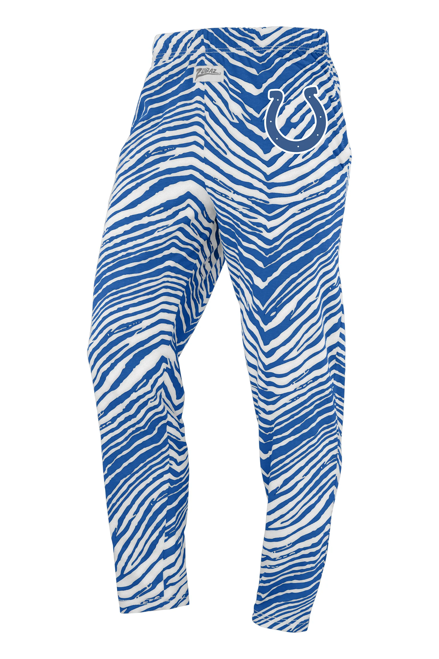 Zubaz NFL UNISEX Z88 Kids Zebra 3C Embroidered Pant, INDIANAPOLIS COLTS