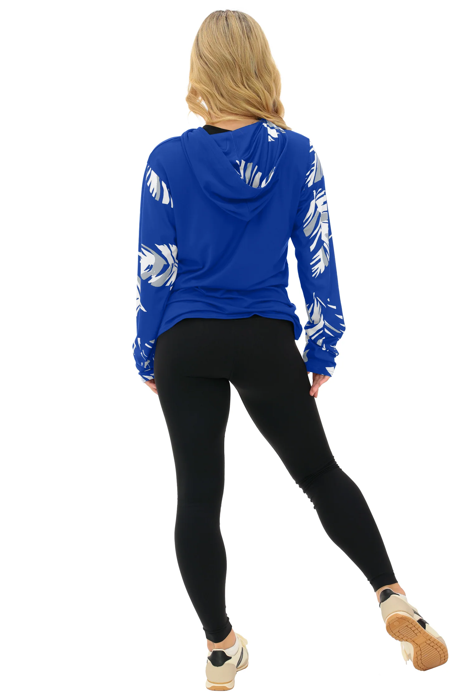 Zubaz NFL WOMEN Casual Script Leaf Accent Lightweight Hoodie, INDIANAPOLIS COLTS - Image 27