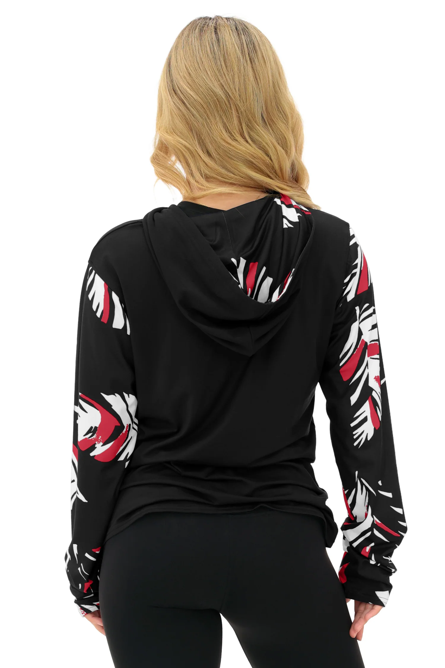 Zubaz NFL WOMEN Casual Script Leaf Accent Lightweight Hoodie, TAMPA BAY BUCCANEERS - Image 29