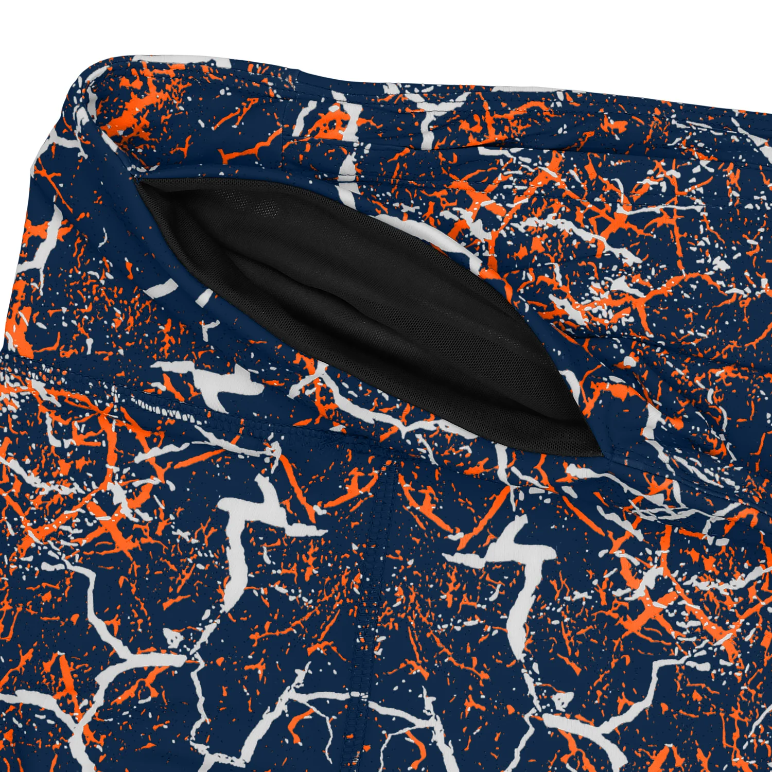 Zubaz NFL Women's 2 Pack Zebra 2 Color And Marble Leggings with Pimary Logo, Chicago Bears - Image 4