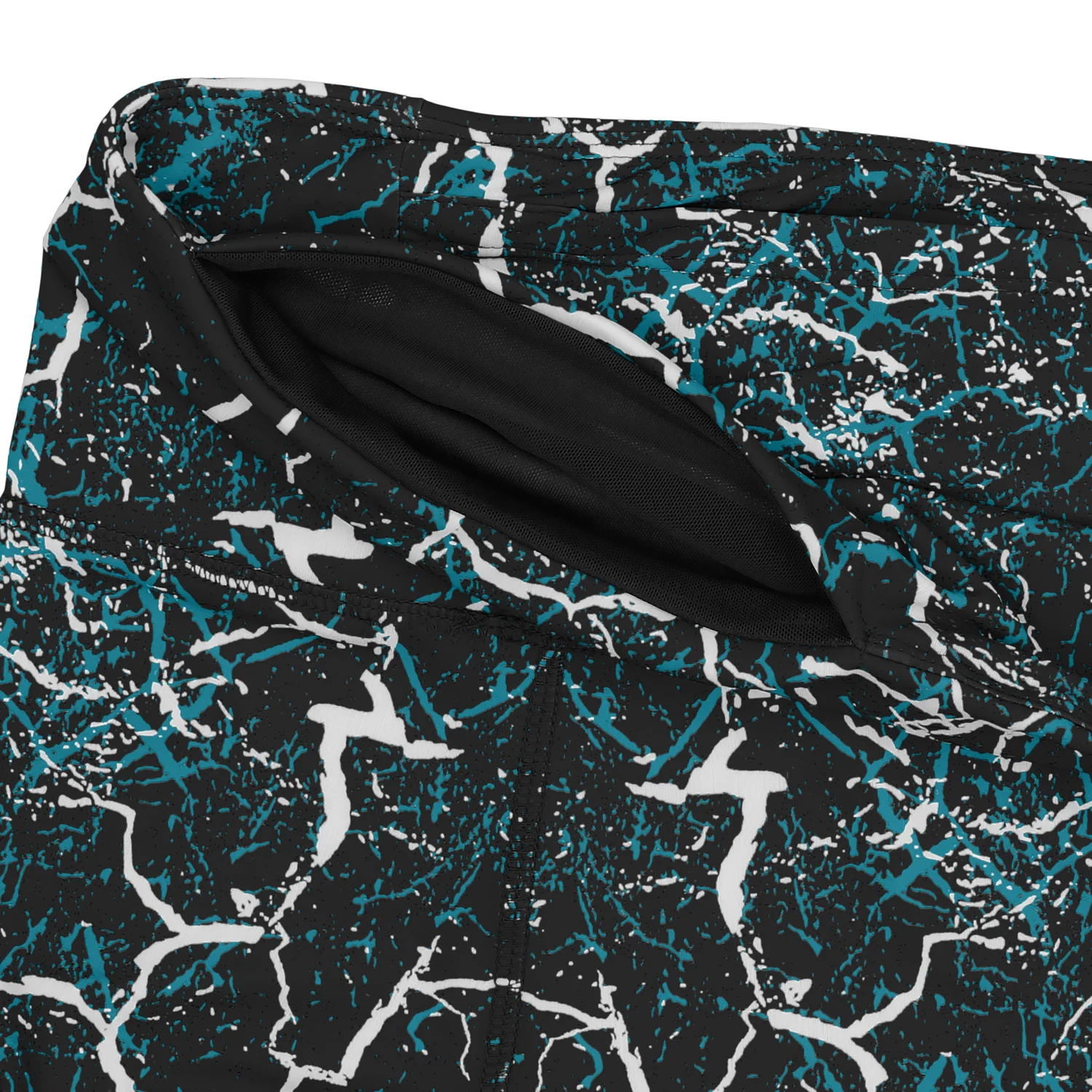 Zubaz NFL Women's 2 Pack Zebra 2 Color And Marble Leggings with Pimary Logo, Jacksonville Jaguars - Image 4