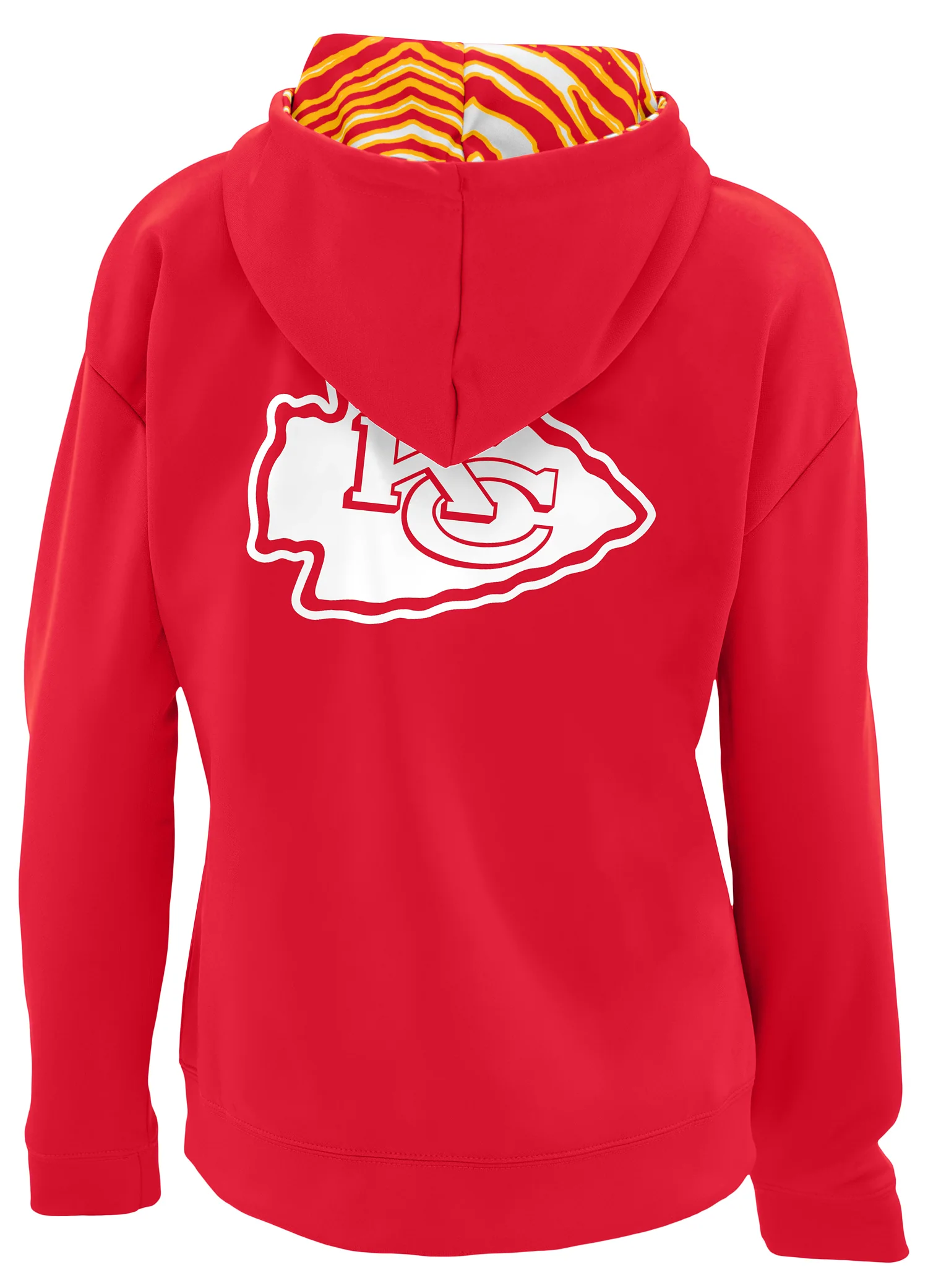 Zubaz NFL Women's 3 Color Zebra Liner Full Zip Hoodie, KANSAS CITY CHIEFS - Image 10