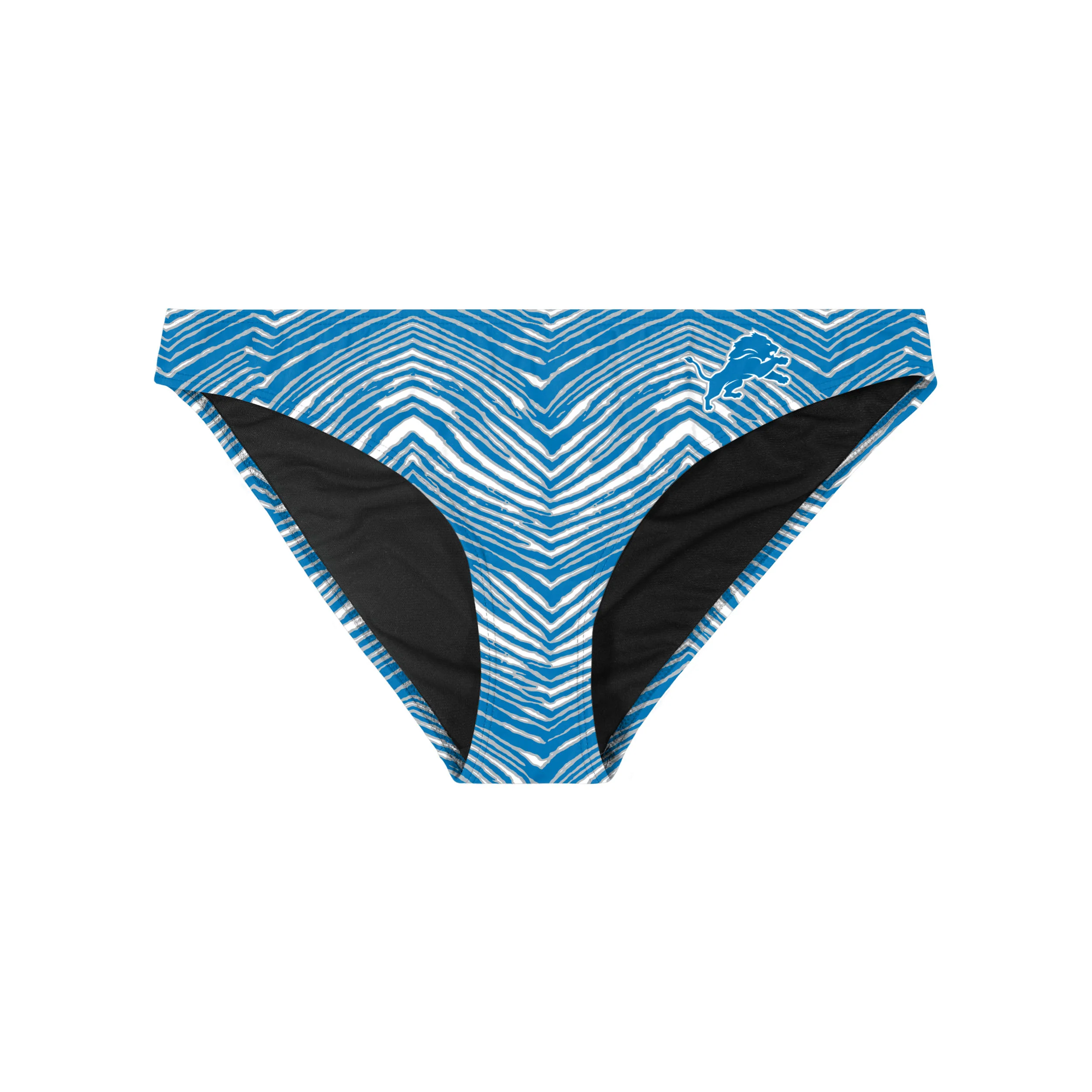 Zubaz NFL Women's Detroit Lions Exclusive Bikini Bottom - Image 3