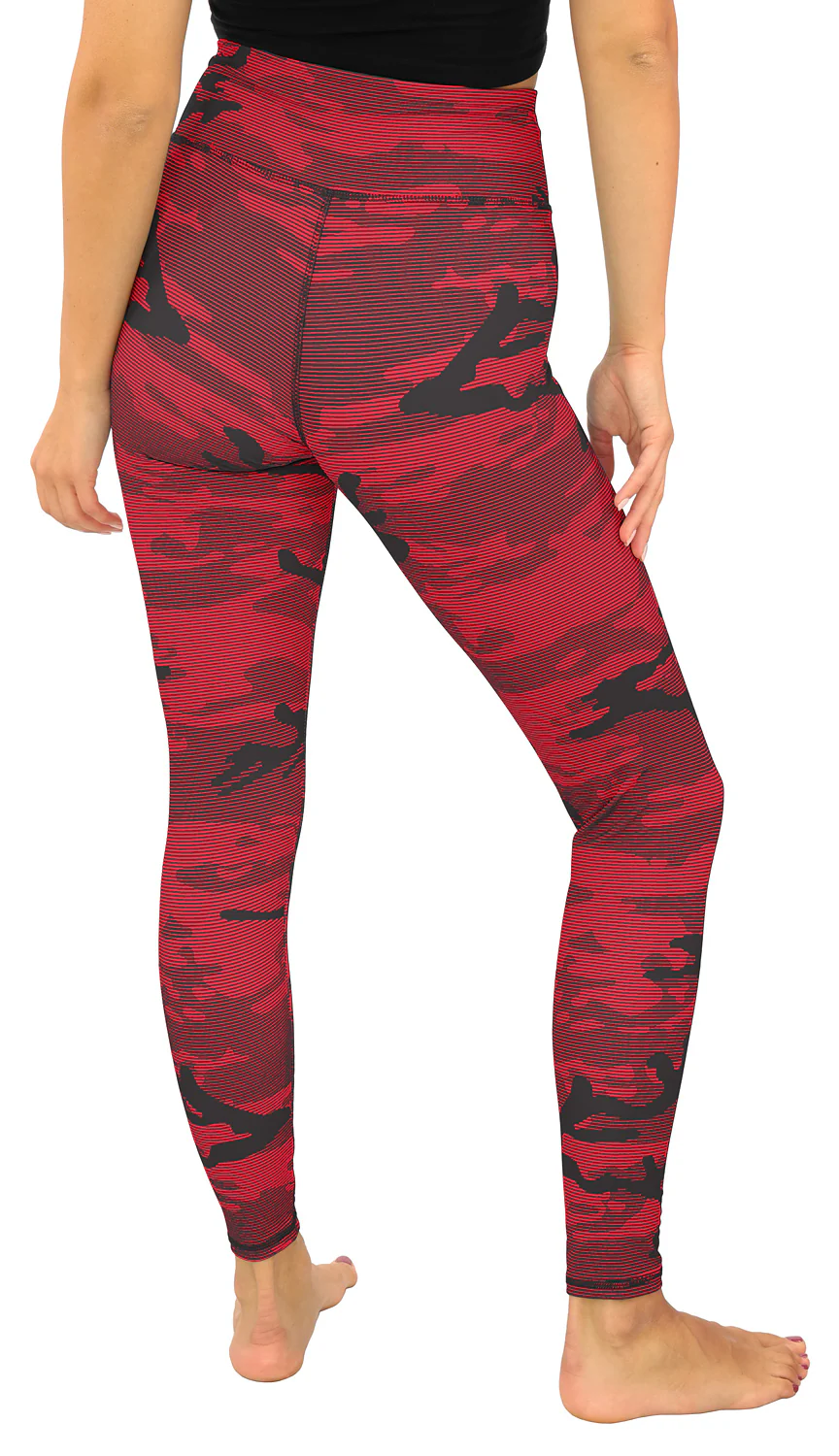 Zubaz NFL Women's Goal Line Camo Line Leggings, Kansas City Chiefs - Image 2